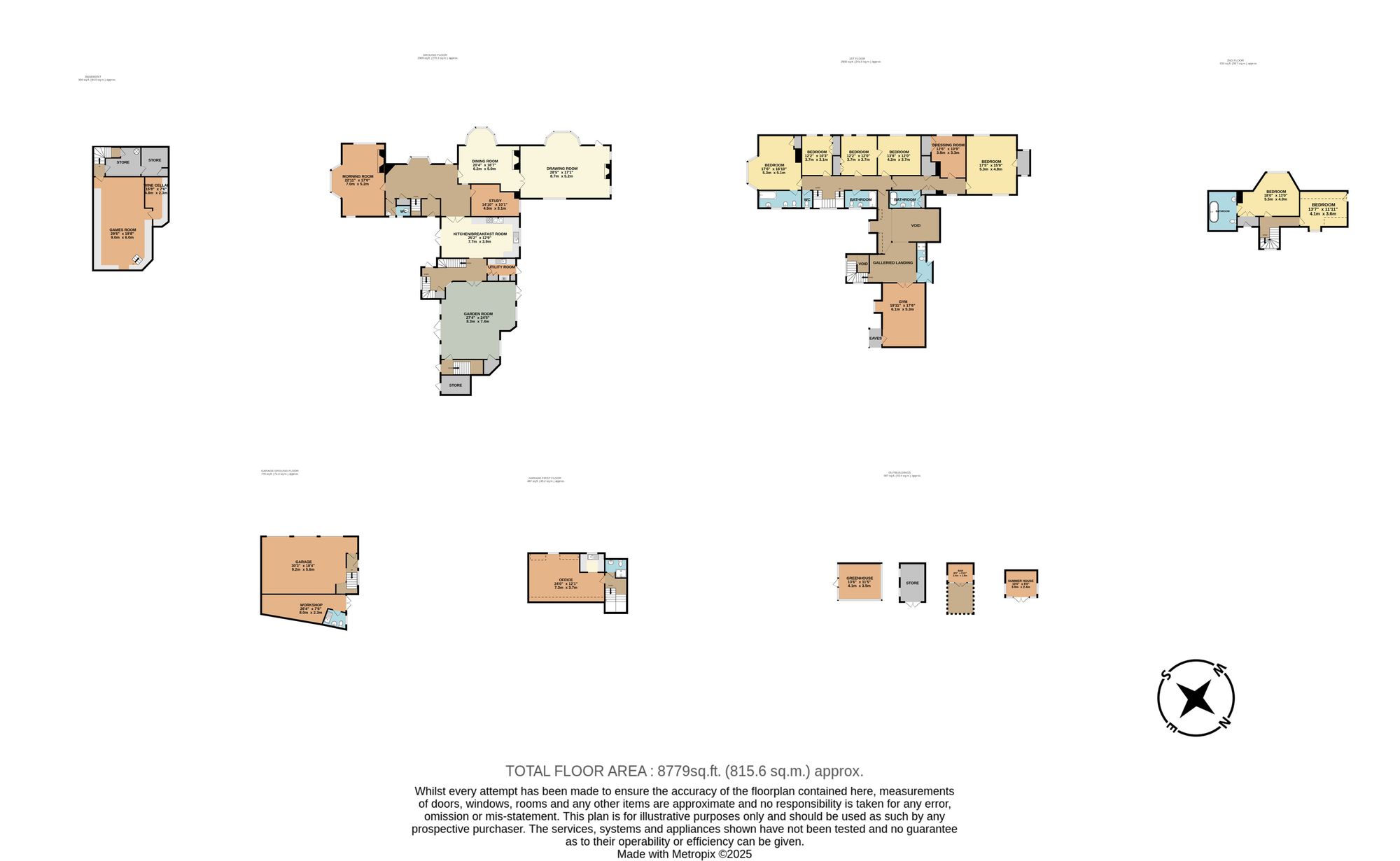 7 bed detached house for sale in Park View Road, Woldingham, CR3 - Property floorplan