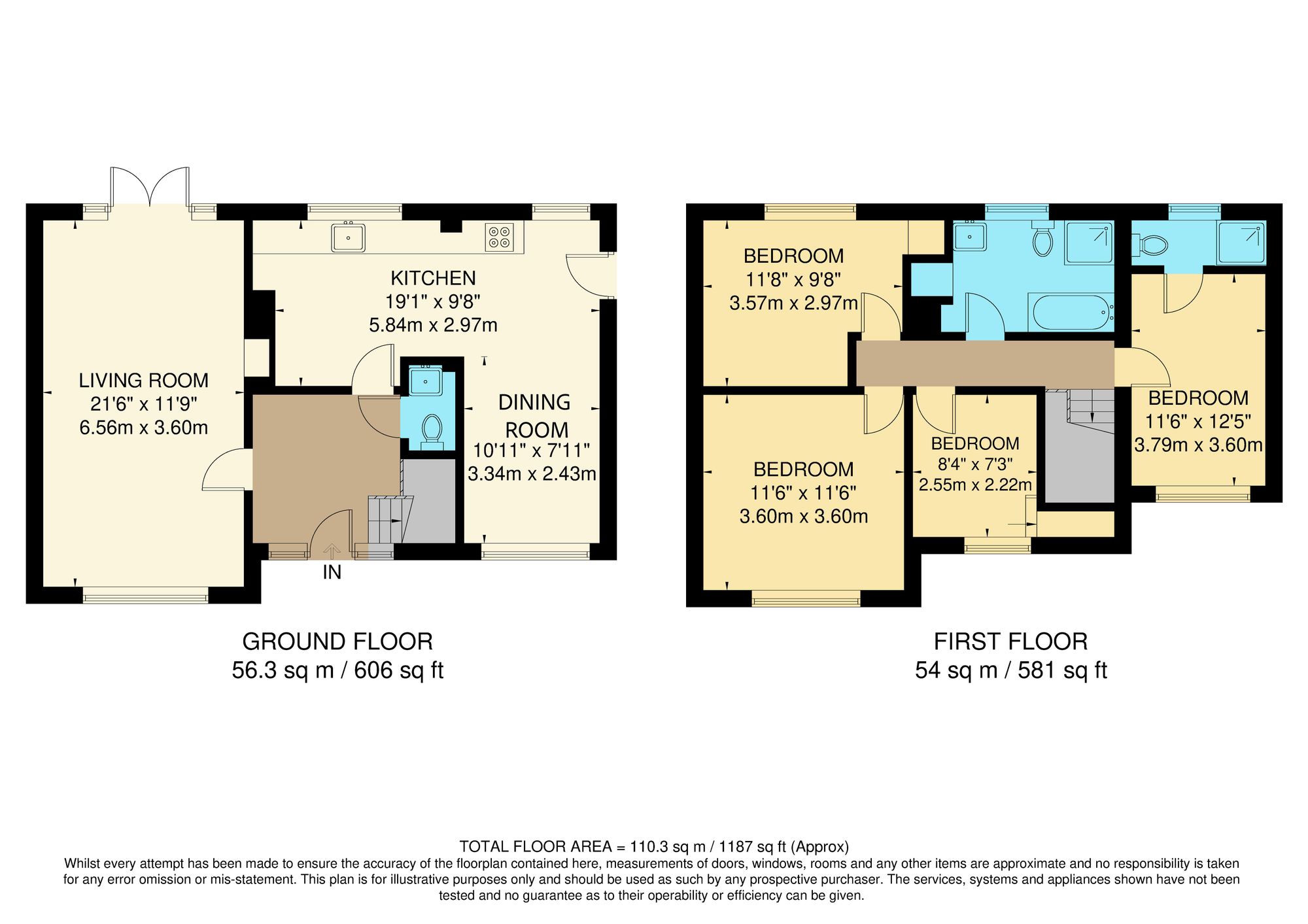 4 bed detached house for sale in Hyde Road, South Croydon, CR2 - Property floorplan