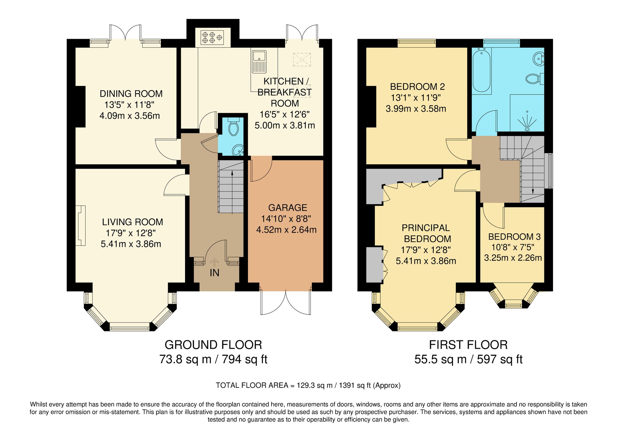 3 bed semi-detached house for sale in Nursery Close, Croydon, CR0 - Property floorplan