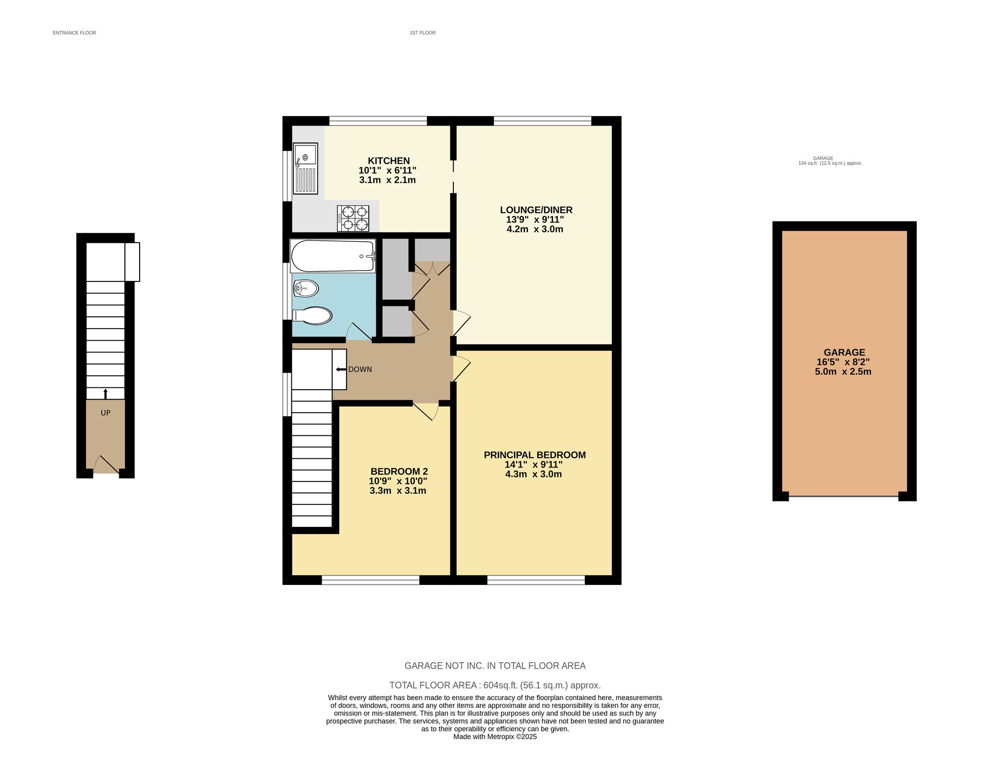 2 bed maisonette for sale in Swallowdale, South Croydon, CR2 - Property floorplan