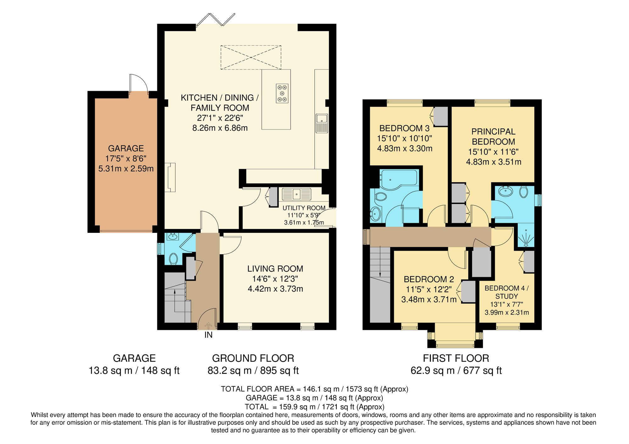 4 bed detached house for sale in Dane Road, Warlingham, CR6 - Property floorplan