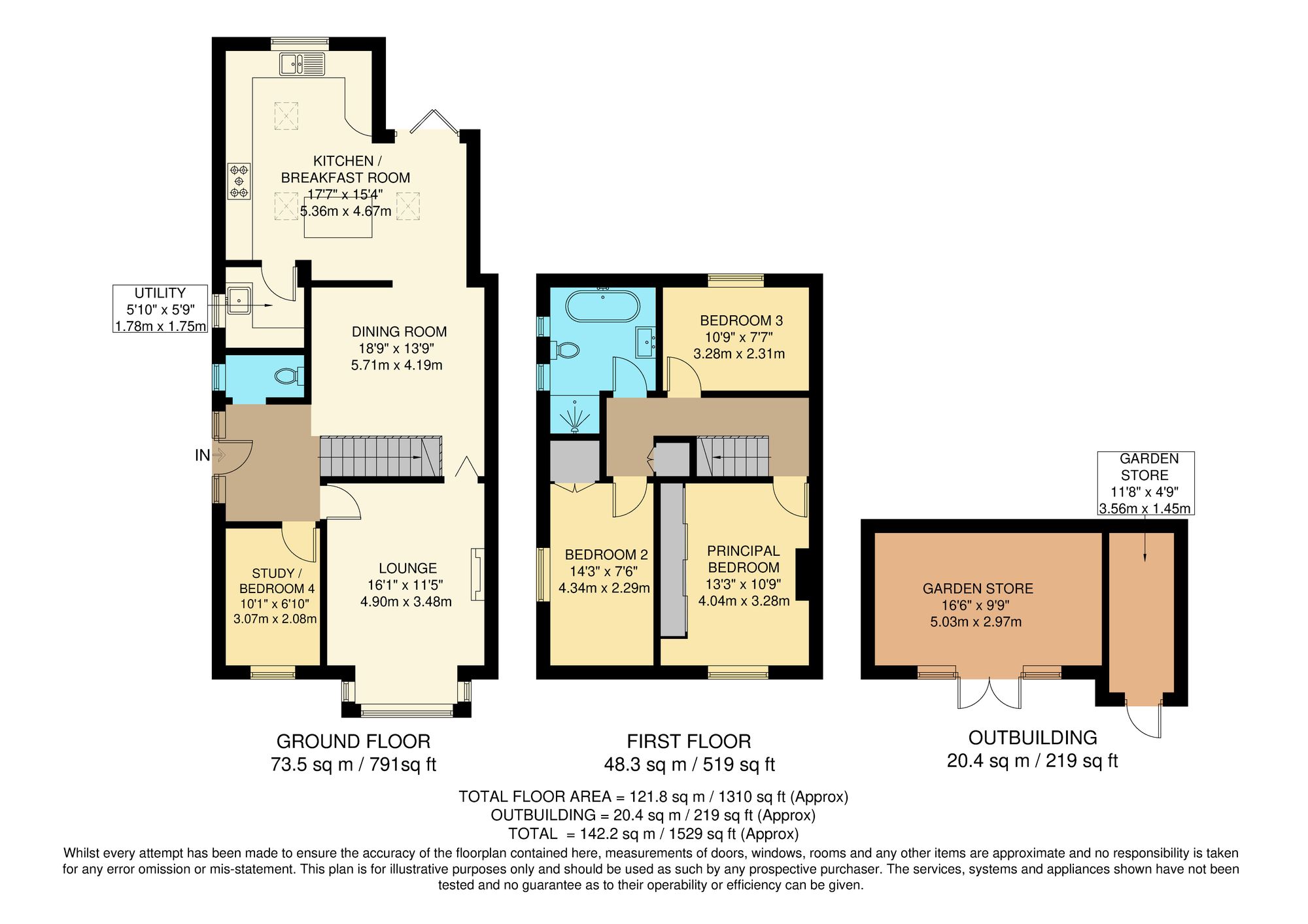 3 bed semi-detached house for sale in Firsby Avenue, Croydon, CR0 - Property floorplan