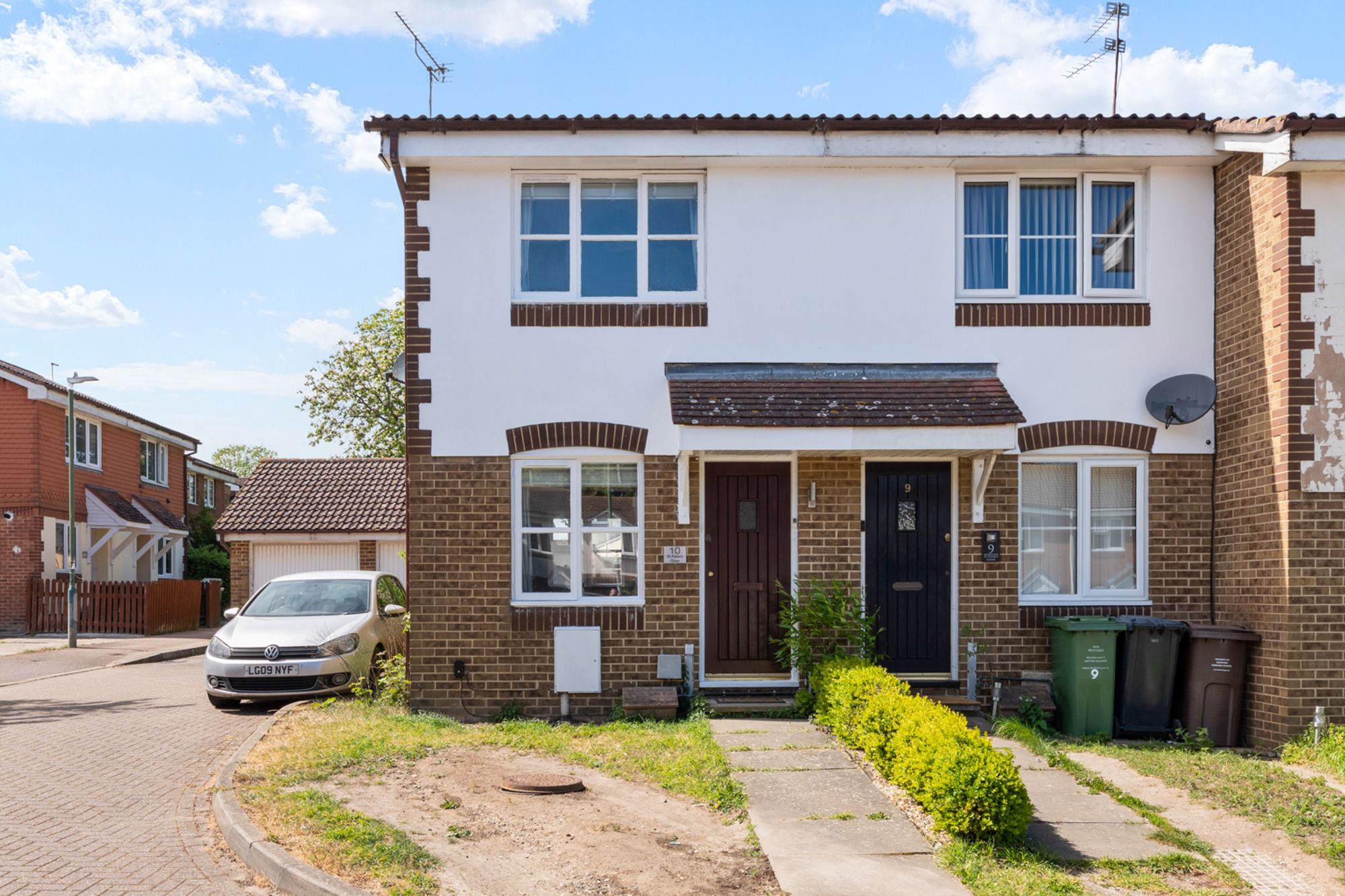 1 bed end of terrace house for sale in St. Peters Close, Swanscombe, DA10  - Property Image 1
