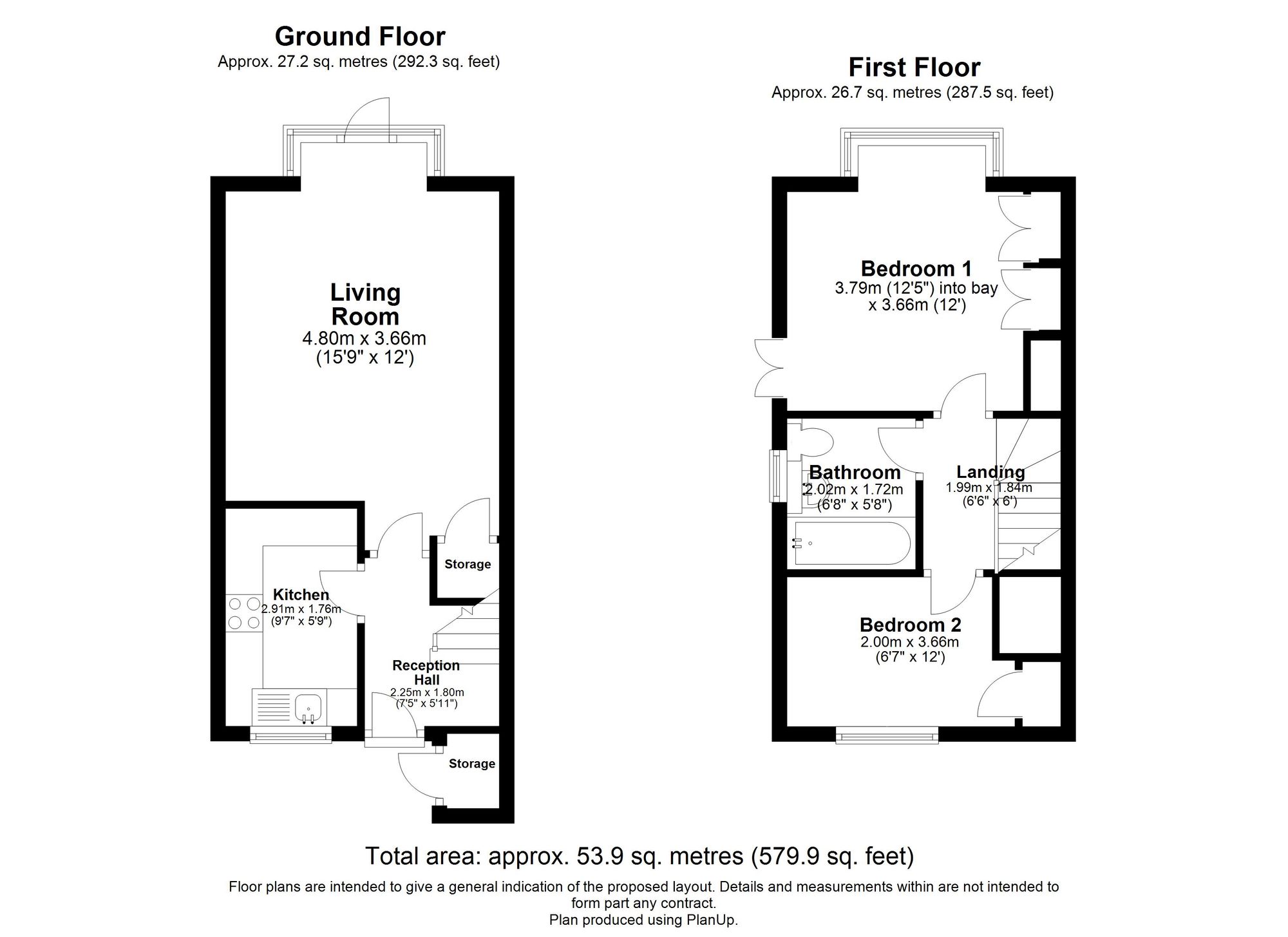 2 bed end of terrace house for sale in New Street, Stratford-Upon-Avon, CV37 - Property floorplan