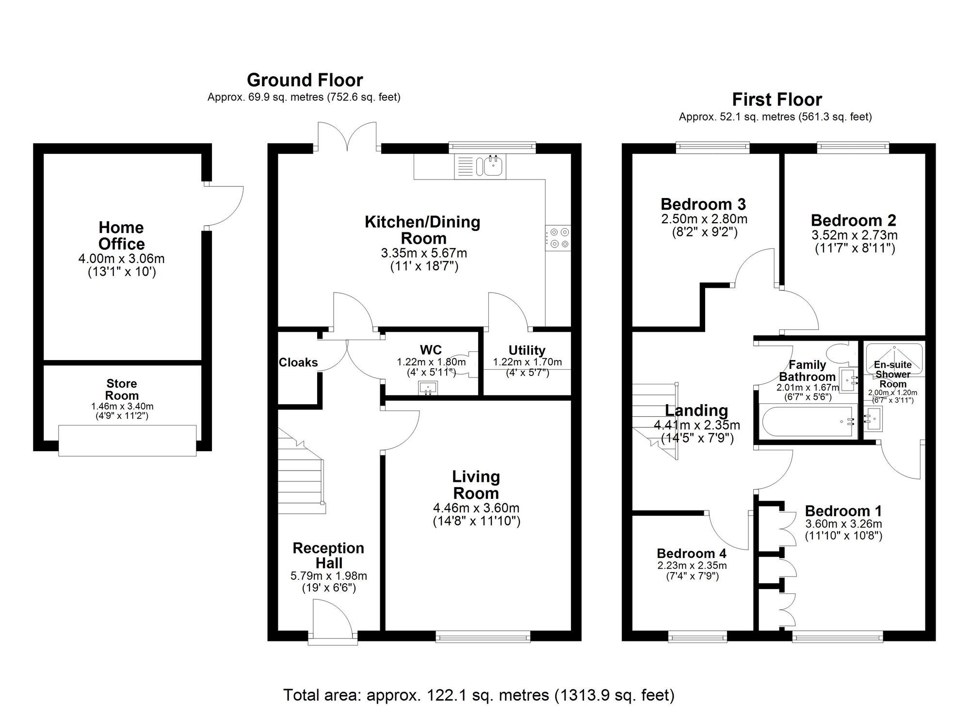4 bed detached house for sale in Woodchester Drive, Stratford-Upon-Avon, CV37 - Property floorplan