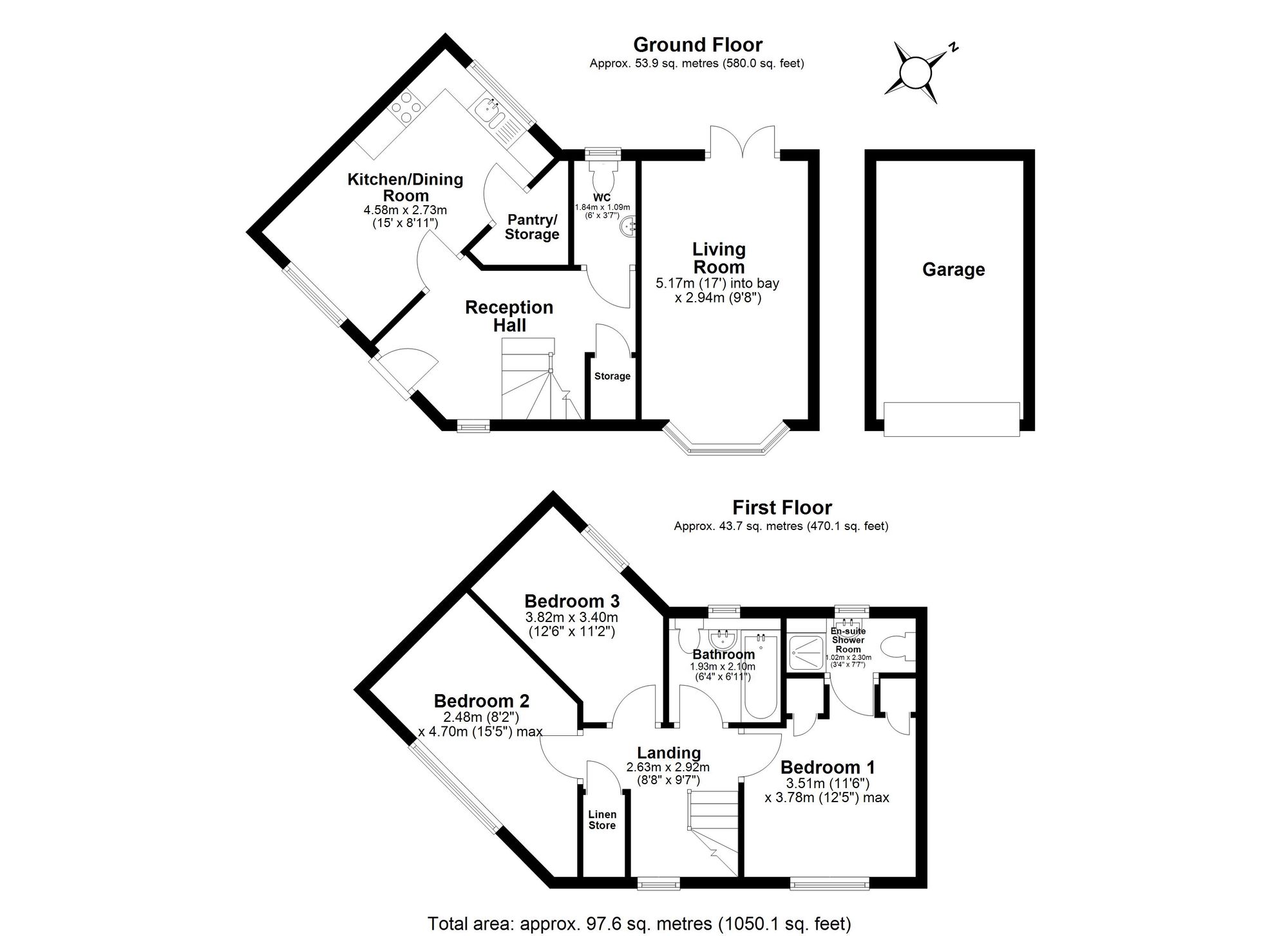 3 bed semi-detached house for sale in Milton Road, Stratford-Upon-Avon, CV37 - Property floorplan
