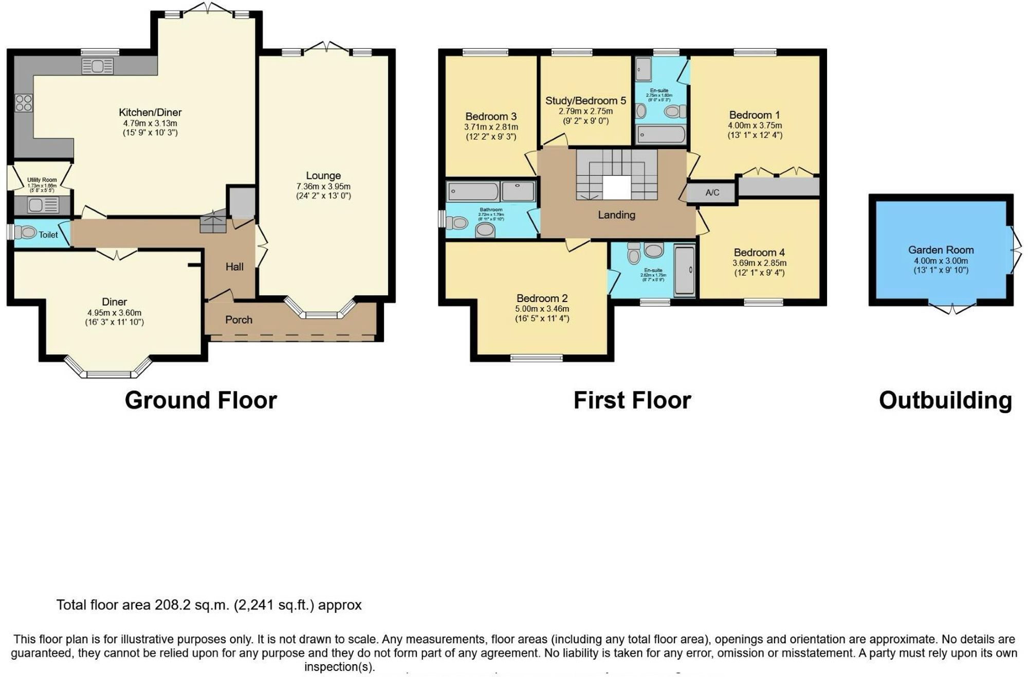 5 bed detached house for sale in The Spinney, Hampton Lucy, CV35 - Property floorplan