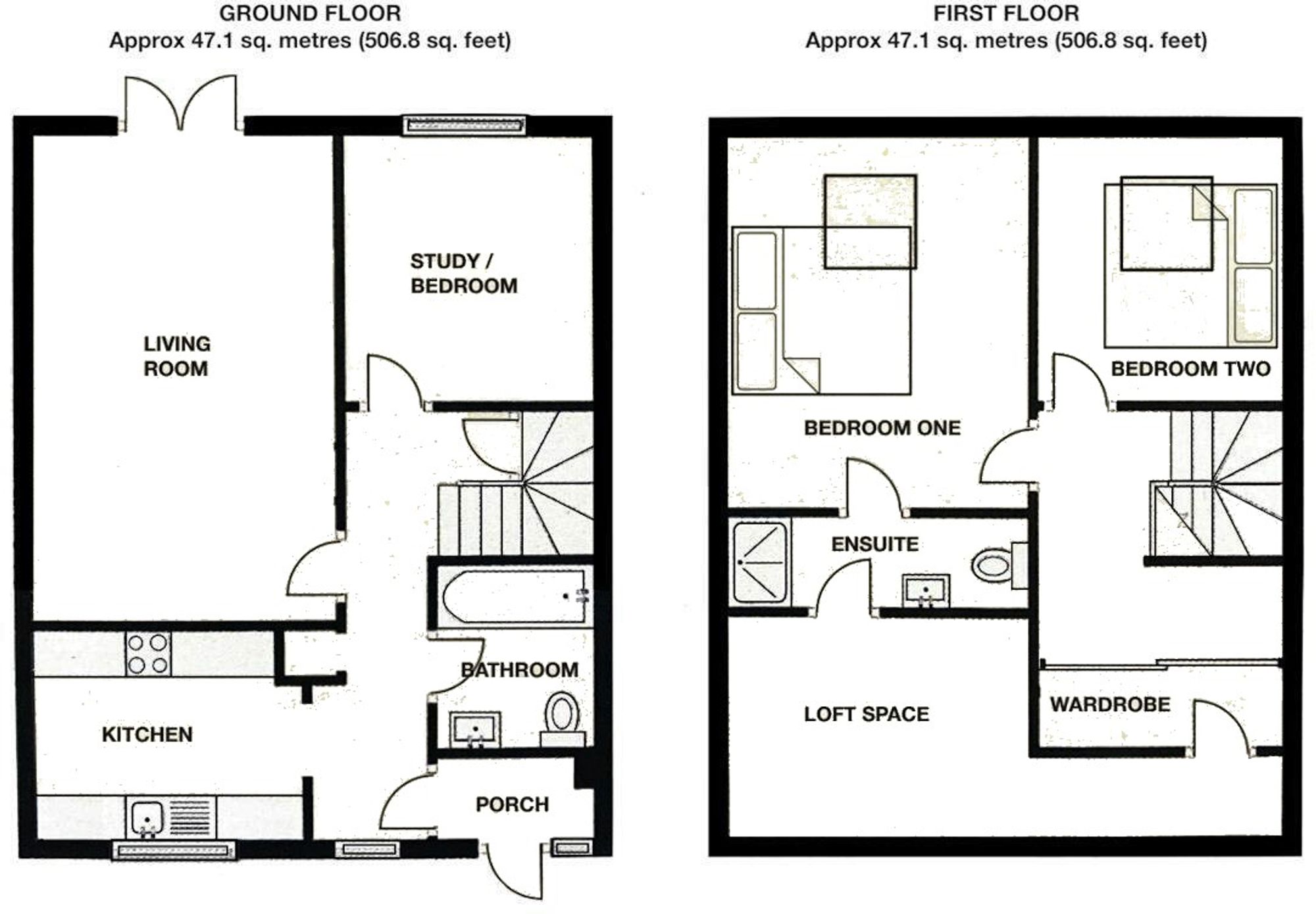 3 bed for sale in Barford Approach, Whitnash, CV31 - Property floorplan