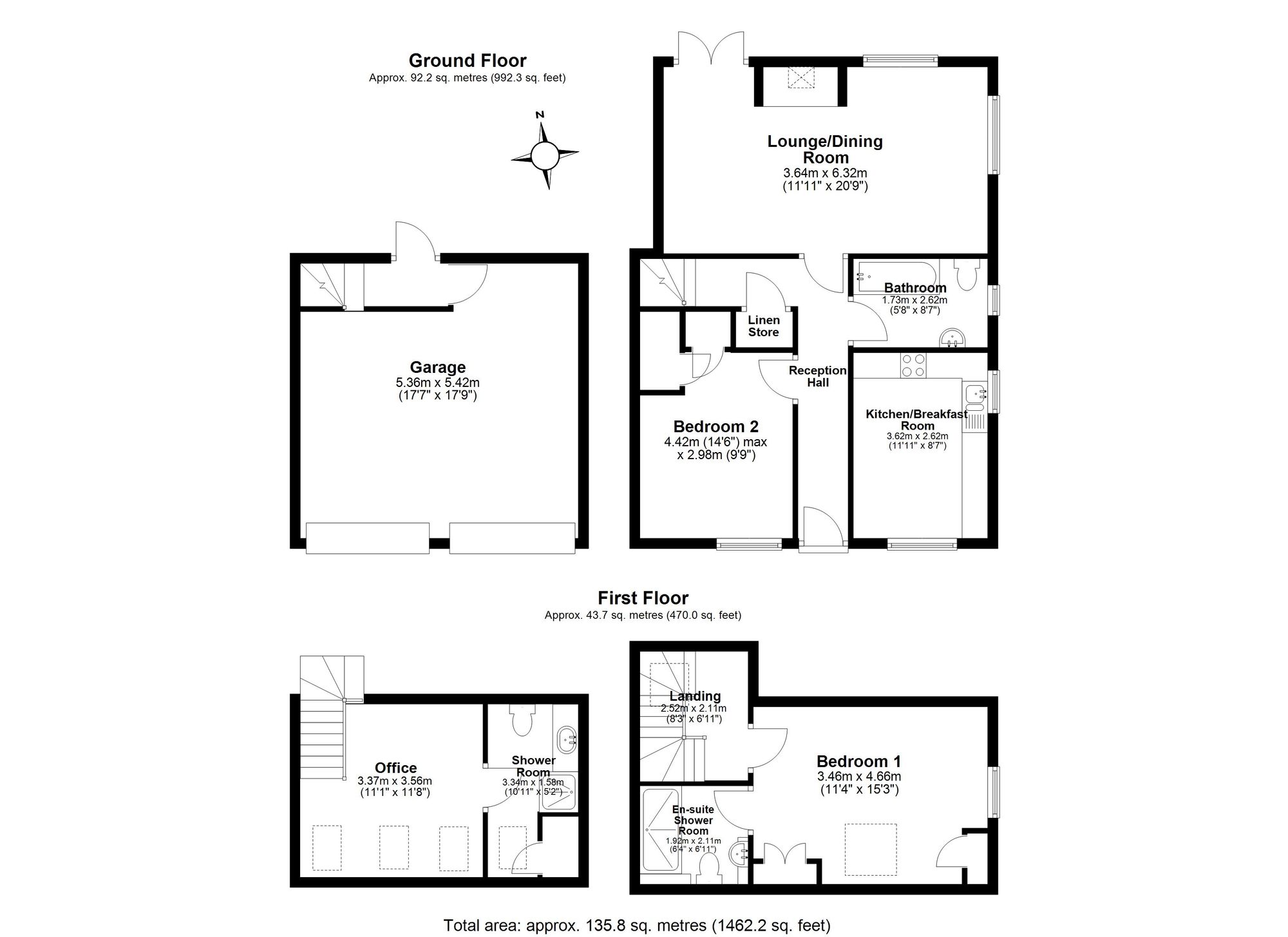 2 bed barn conversion for sale in Goldicote, Stratford-Upon-Avon, CV37 - Property floorplan