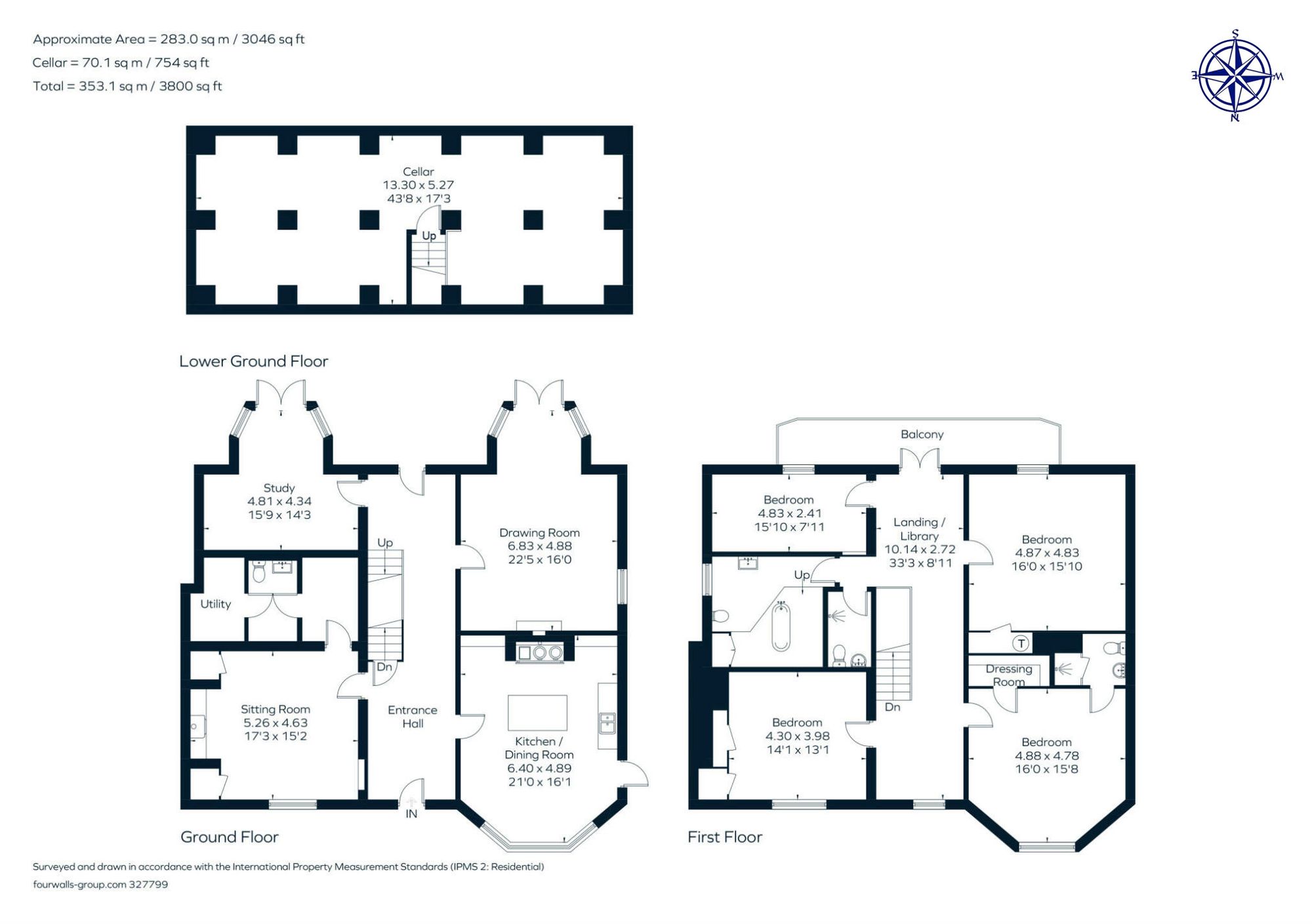 4 bed farm house for sale in Hatton Rock, Stratford-Upon-Avon, CV37 - Property floorplan