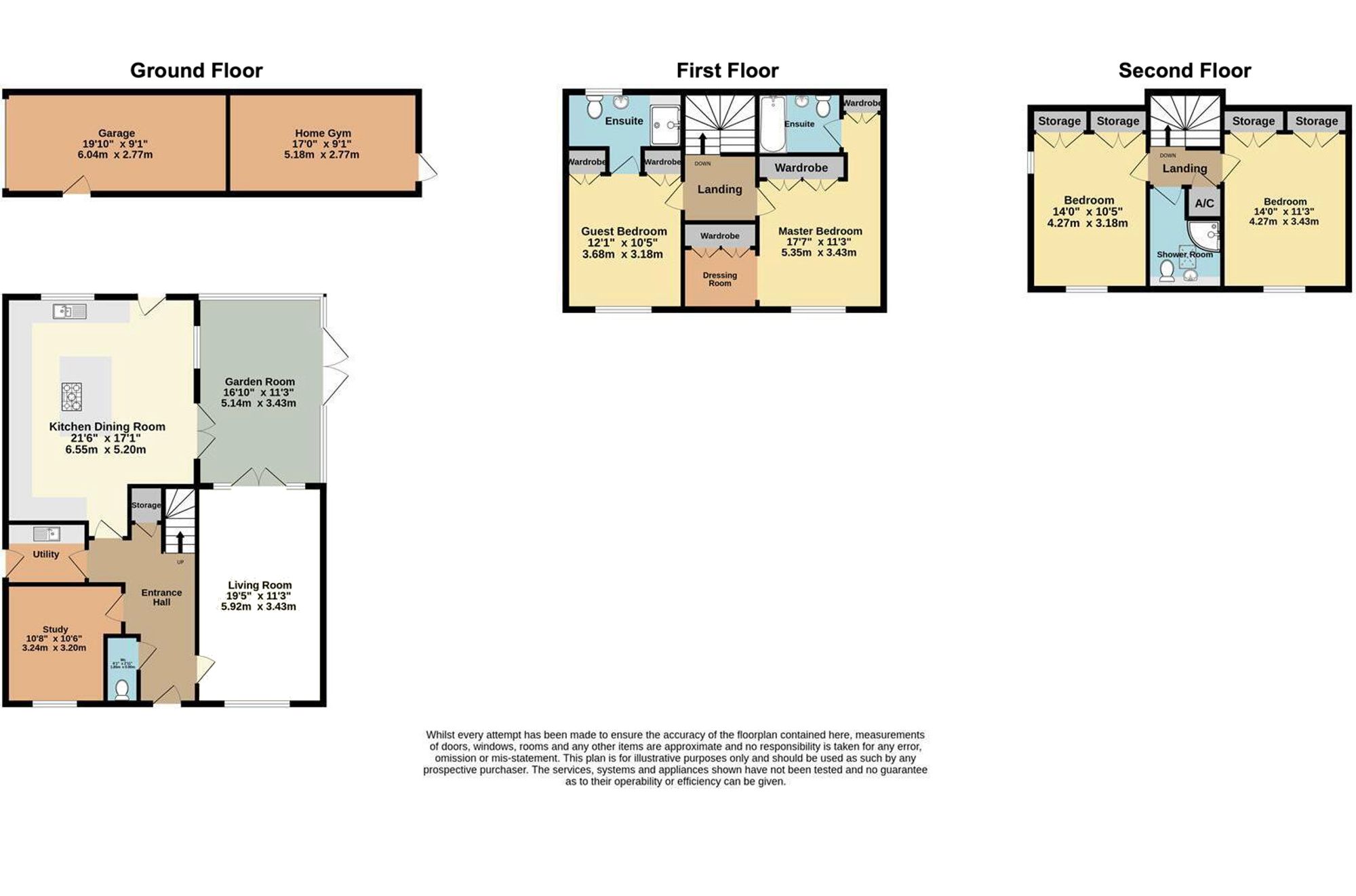 4 bed detached house for sale in St. Peters Way, Stratford-Upon-Avon, CV37 - Property floorplan
