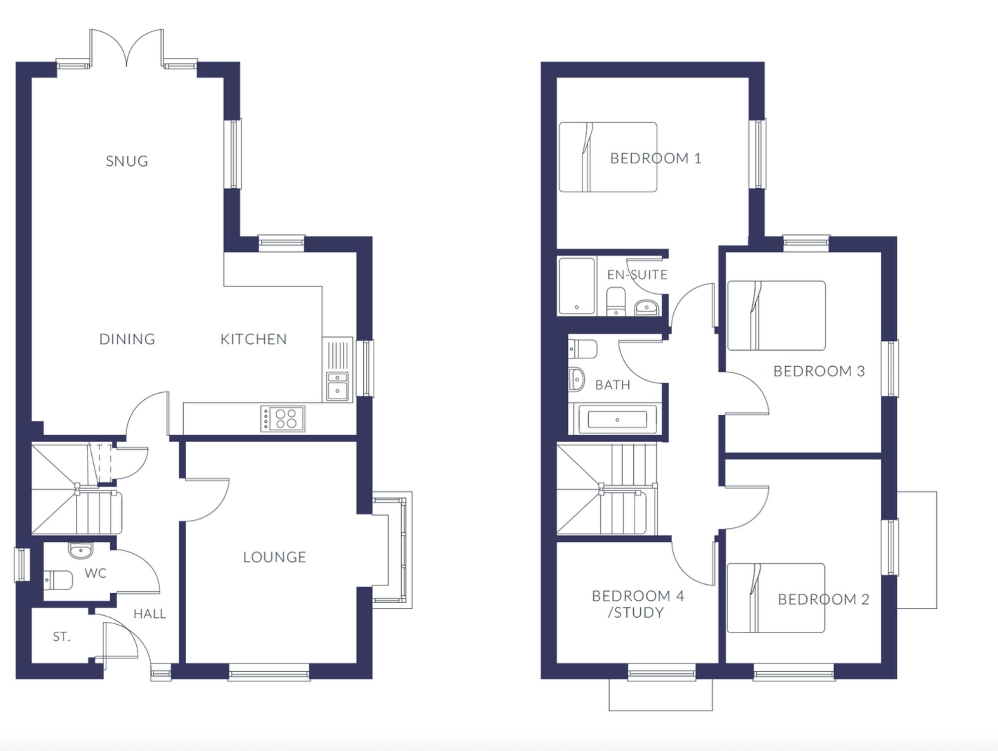 4 bed detached house for sale in Spa Farm Court, Stratford-Upon-Avon, CV37 - Property floorplan
