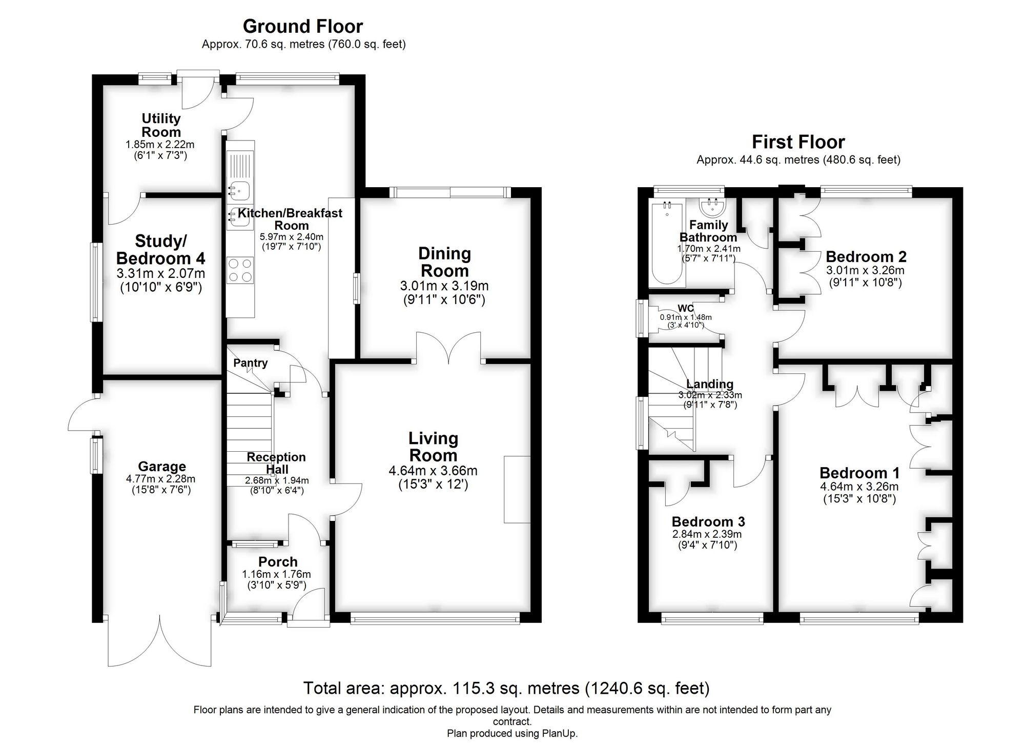 3 bed semi-detached house for sale in Shelley Road, Stratford-Upon-Avon, CV37 - Property floorplan