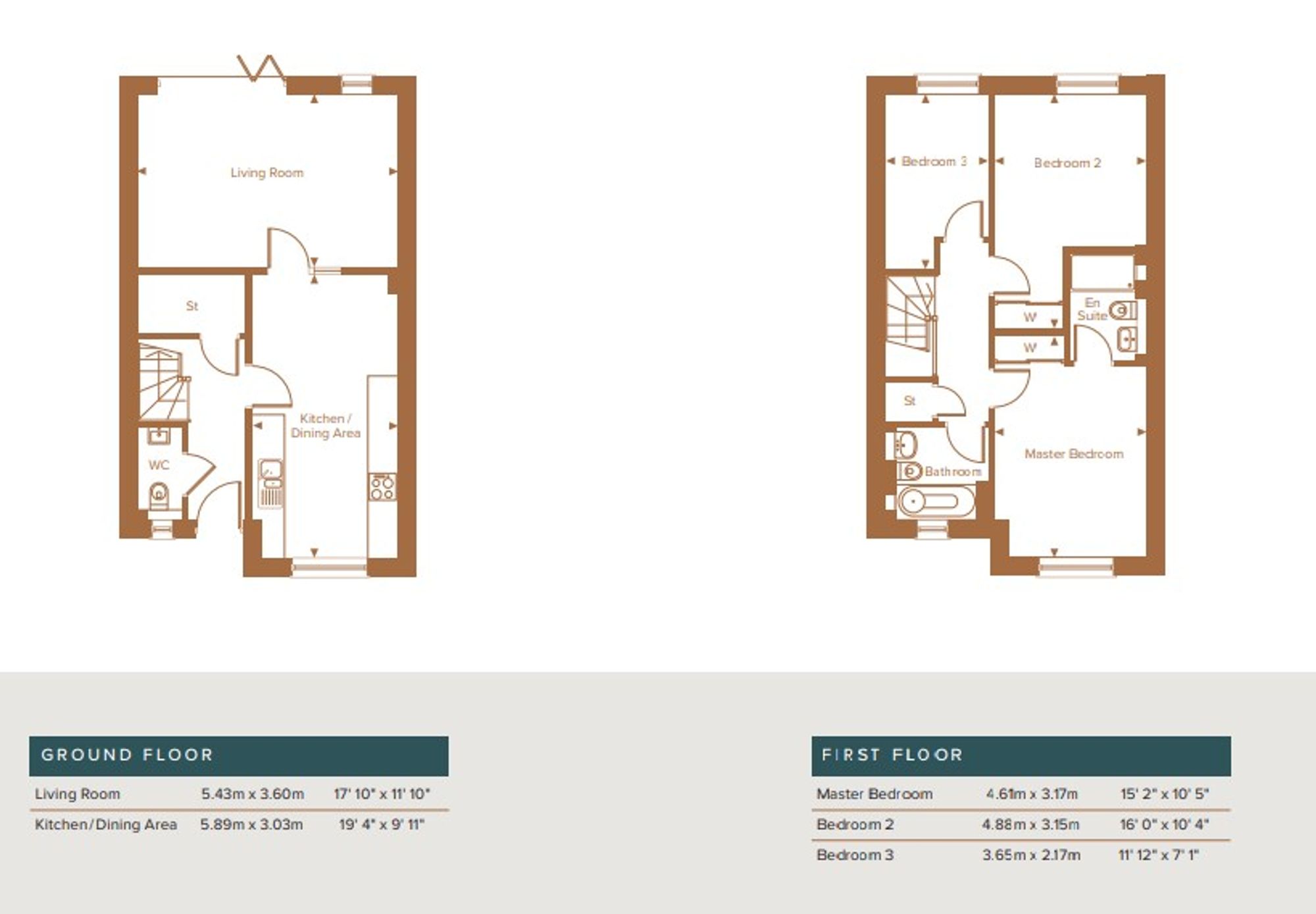 3 bed semi-detached house for sale in Moles End, Stratford-Upon-Avon, CV37 - Property floorplan