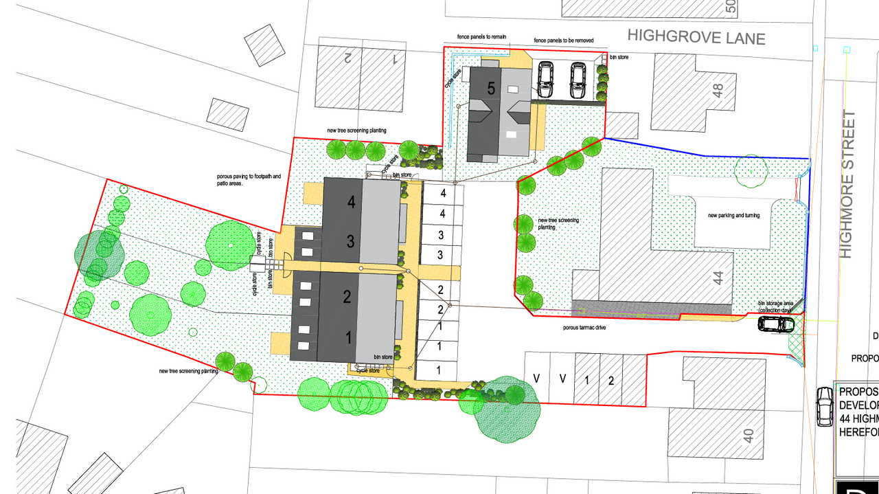 Land For Sale In Highmore Street With Planning Permission For 5 Dwellings, Hereford (Ref: 706042)