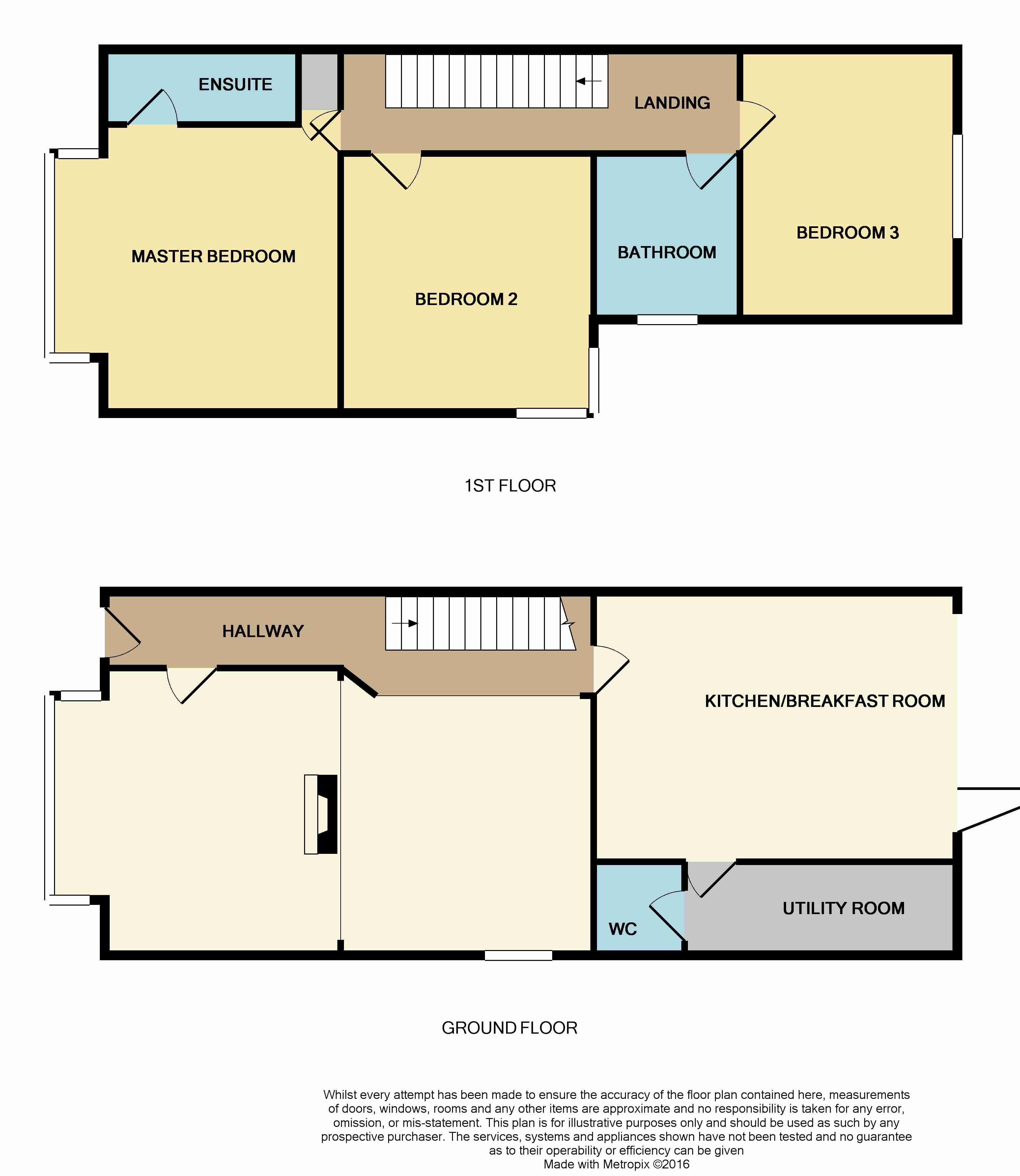 3 bed house to rent in Parkstone Avenue, Penn Hill, BH14 - Property floorplan