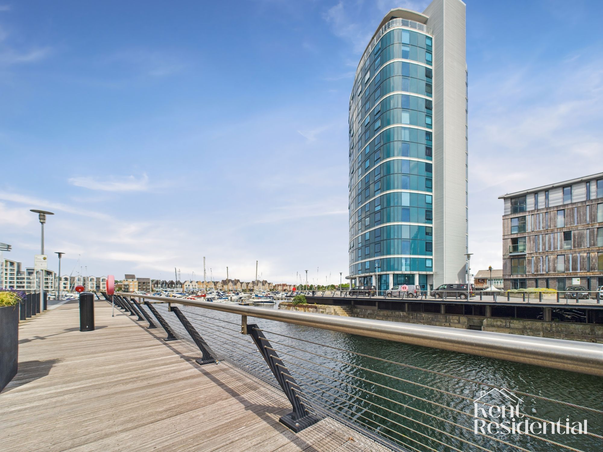 2 Bed Flat For Sale In Dock Head Road, Marina Point West, ME4