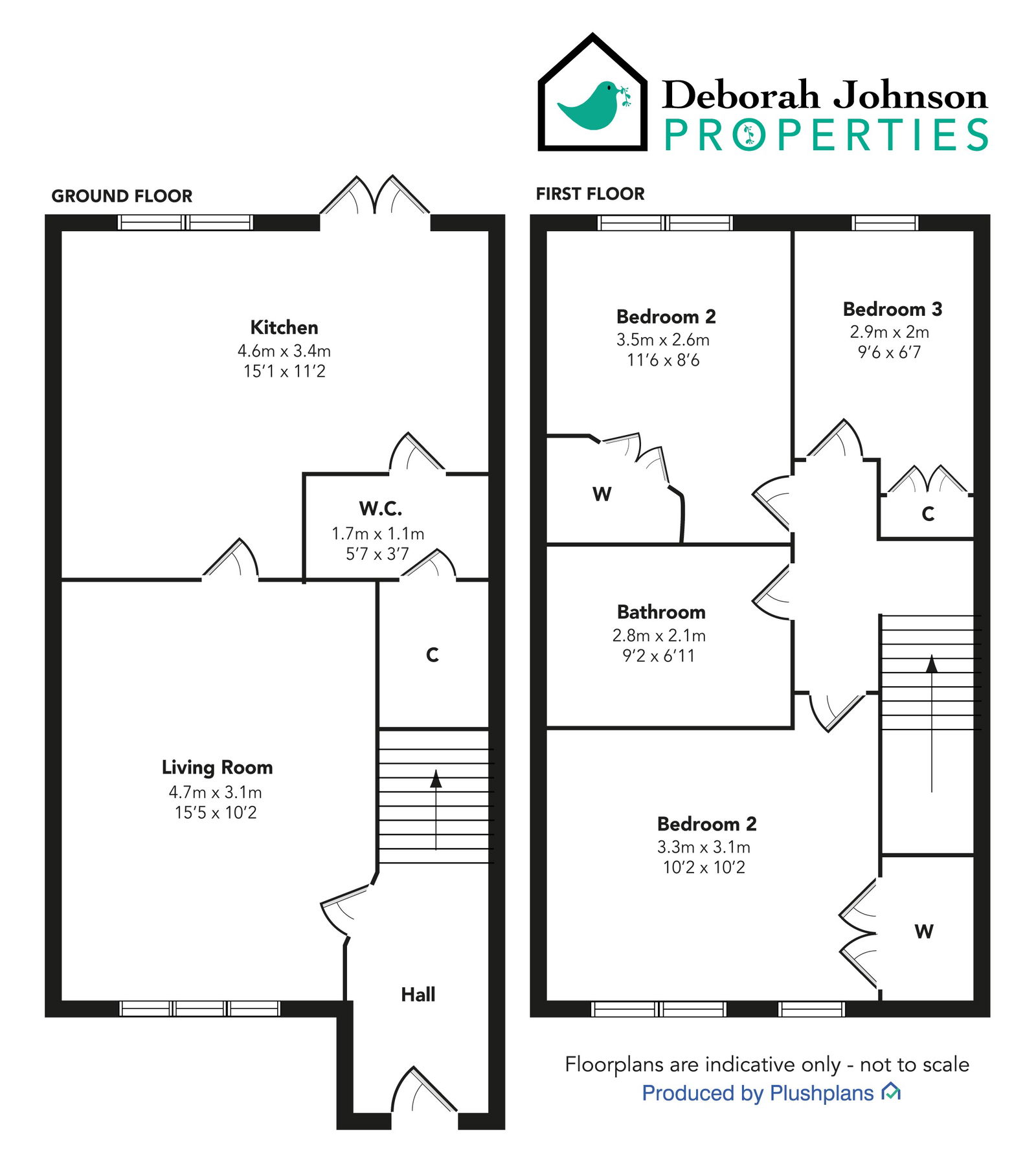 3 bed terraced house for sale in High Barrwood Road, Kilsyth, Glasgow, G65 0EE - Property floorplan