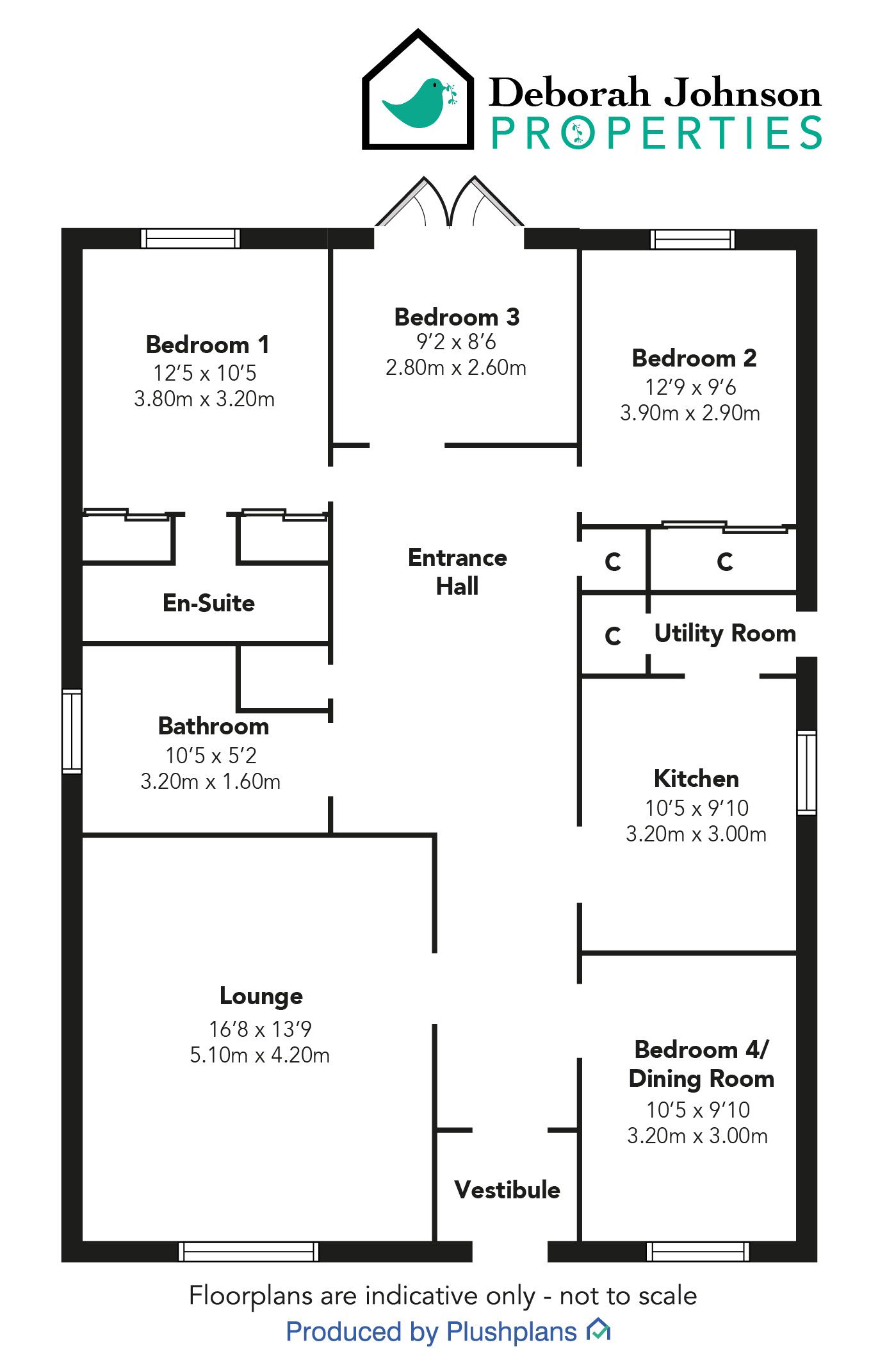 4 bed bungalow for sale in Fairways Avenue, Maddiston, Falkirk, FK2 0NY - Property floorplan