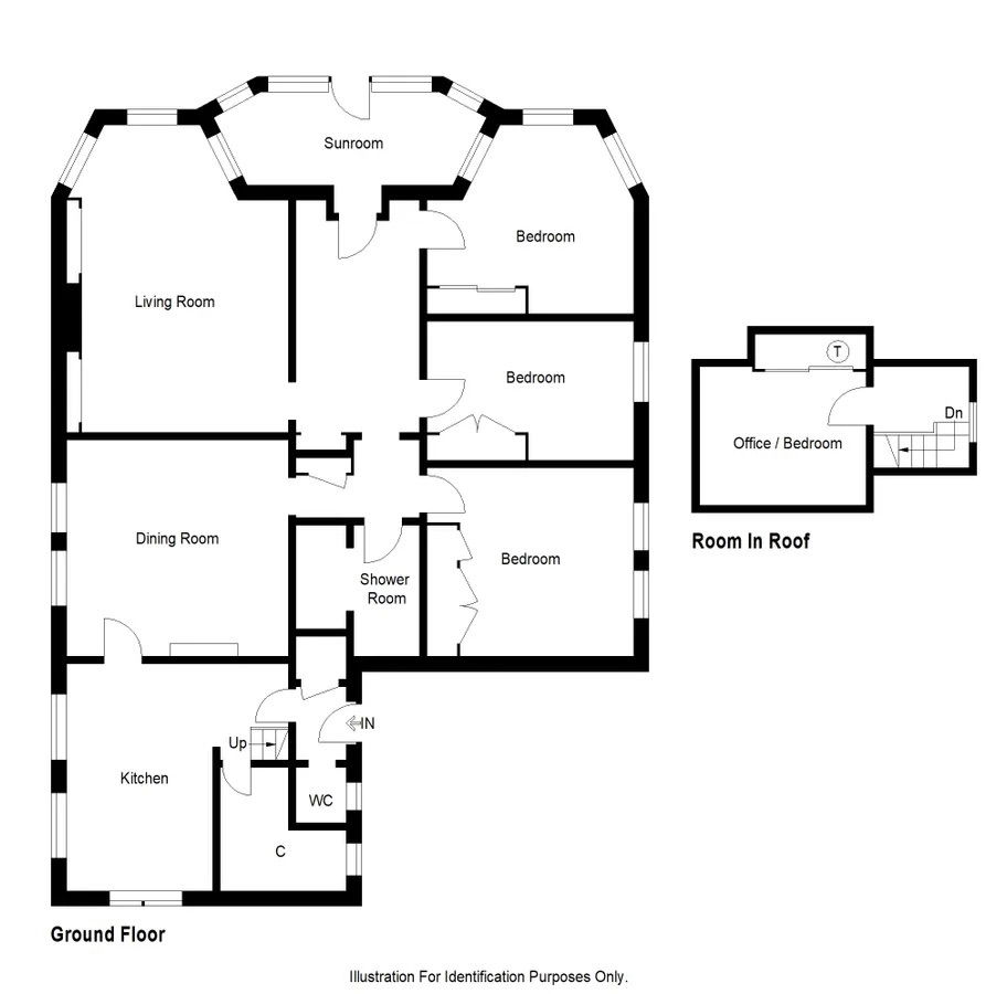 4 bed ground floor flat for sale in Perth Road, Crieff, PH7 3EQ - Property floorplan