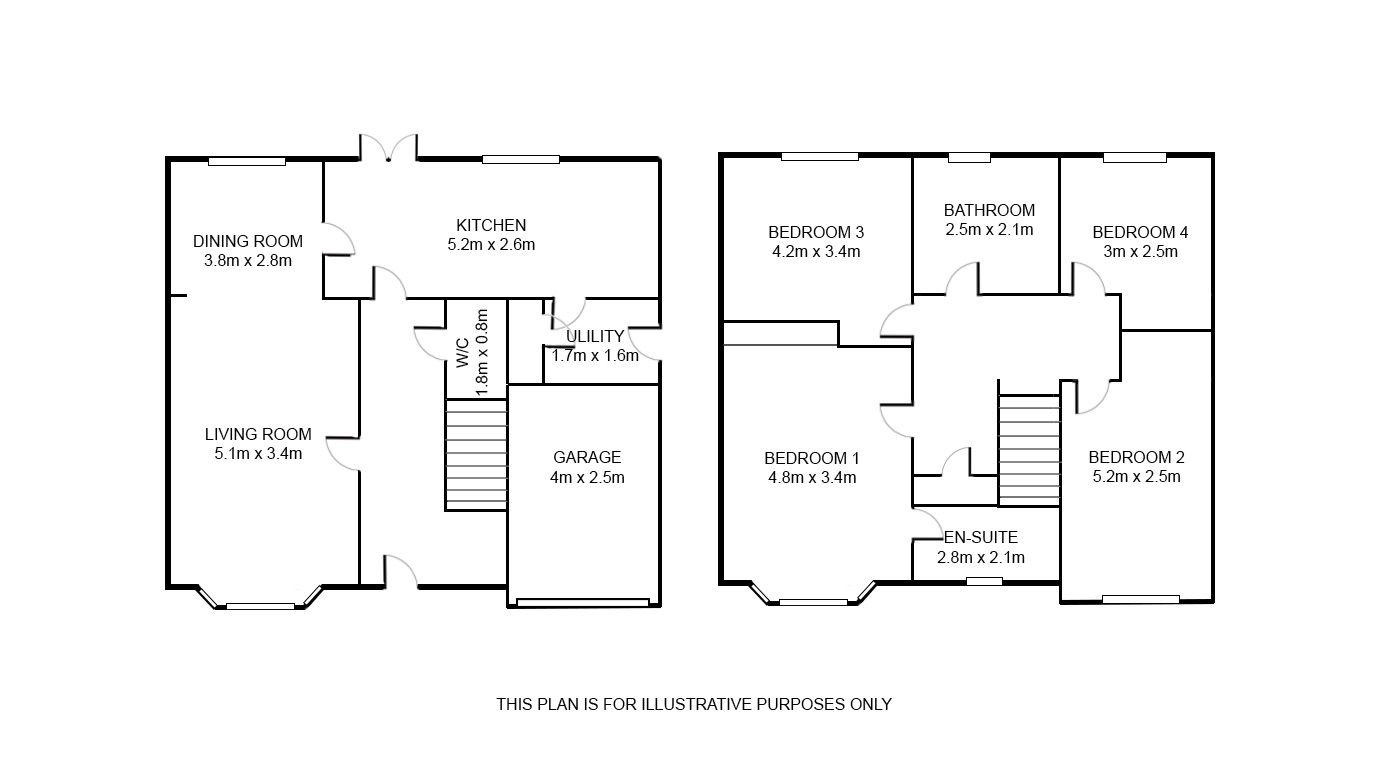 4 bed detached house for sale in Convent Road, Barrhead, Glasgow, G78 2FD - Property floorplan