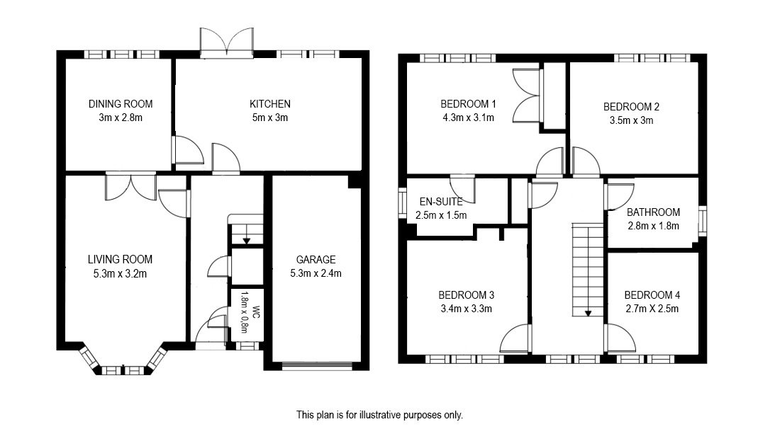 4 bed detached house for sale in Helen Gardens, Greenock, PA15 2WD - Property floorplan
