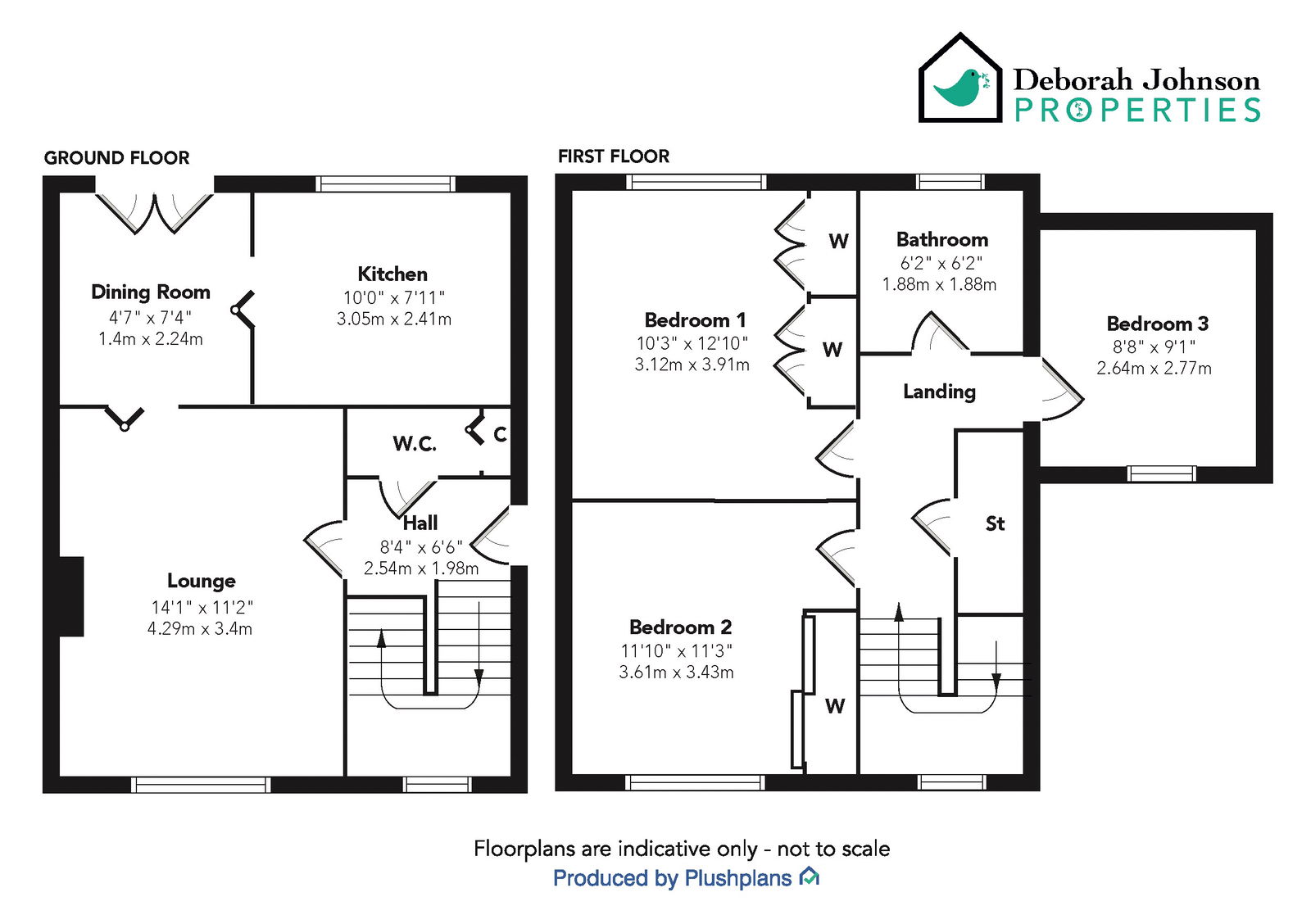 3 bed terraced house for sale in Sheldrake Place, Johnstone, PA5 0TF - Property floorplan