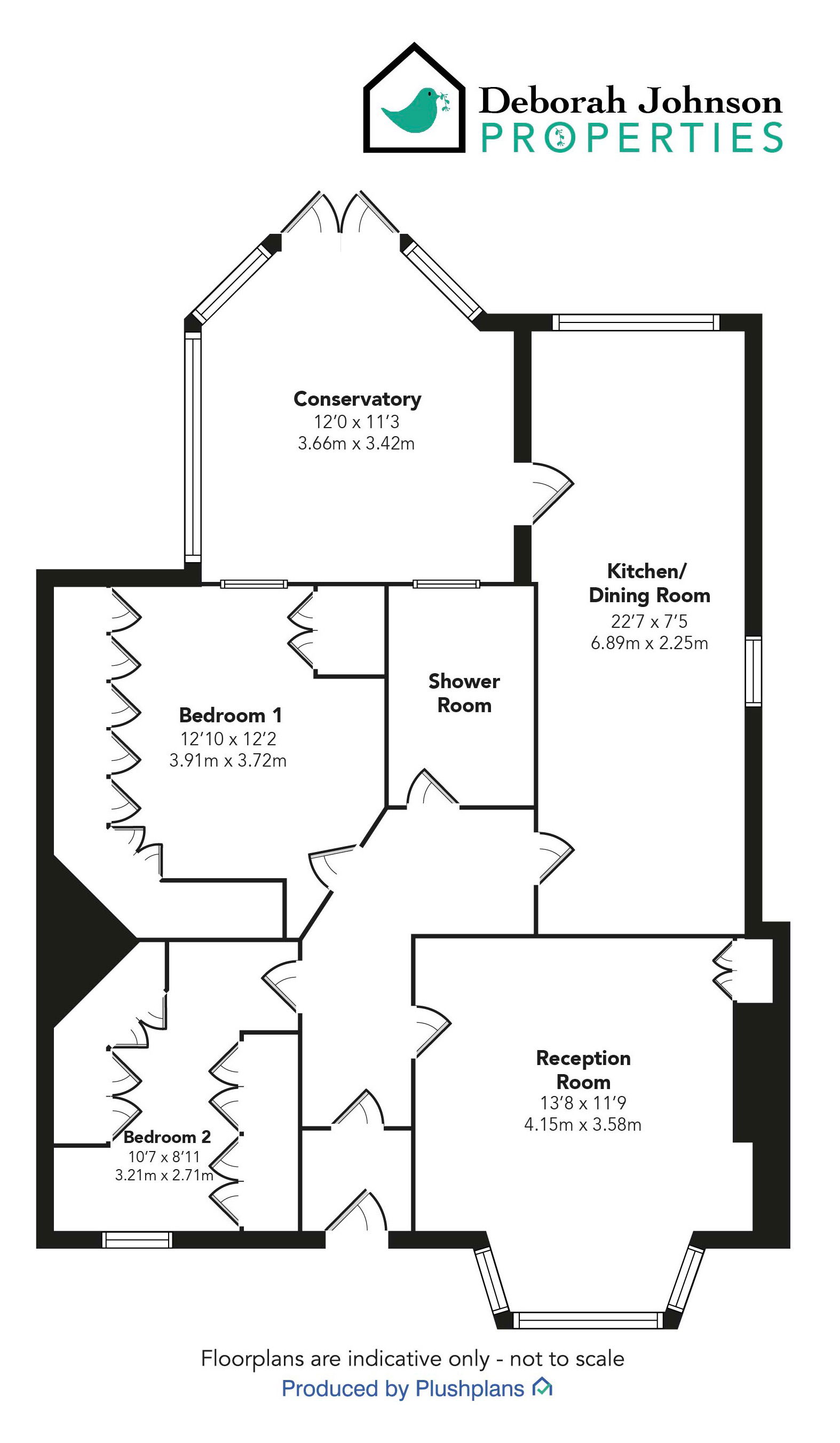 2 bed semi-detached house for sale in West Craigs Avenue, Edinburgh, EH12 8LZ - Property floorplan