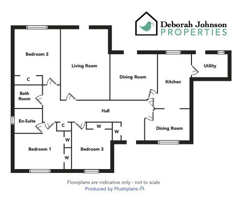 3 bed bungalow for sale in Willow Park, Fauldhouse, Bathgate, EH47 9HN - Property floorplan