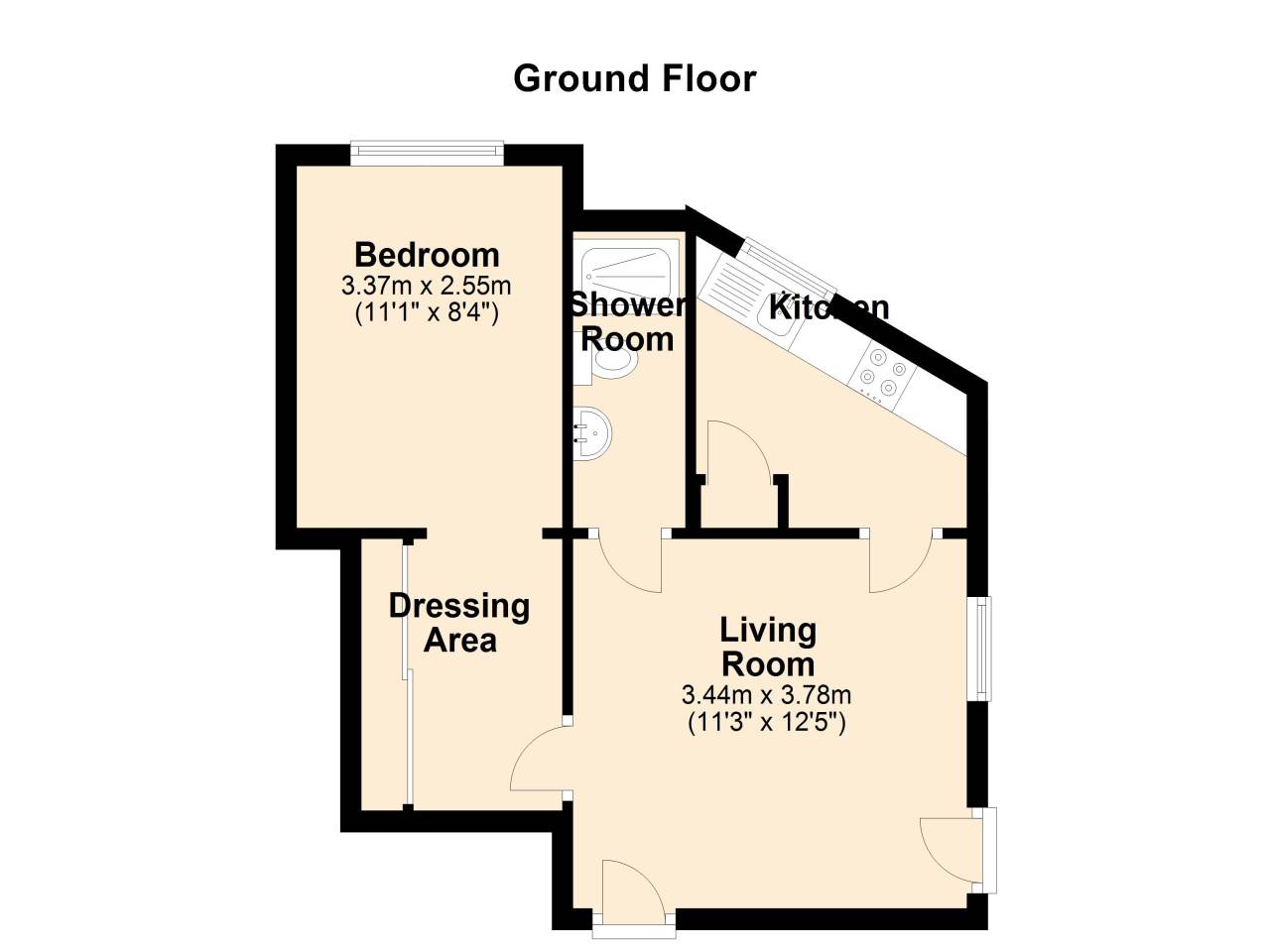 1 bed flat to rent in Hunton Road, Erdington, B23 7