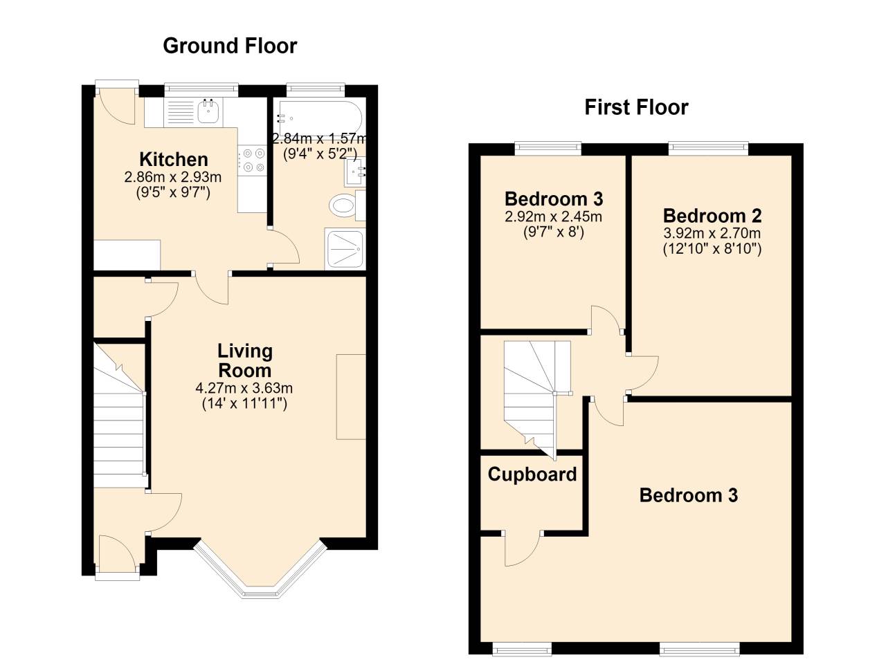 3 bed terraced house to rent in Parkeston Crescent, Kingstanding, B44 13