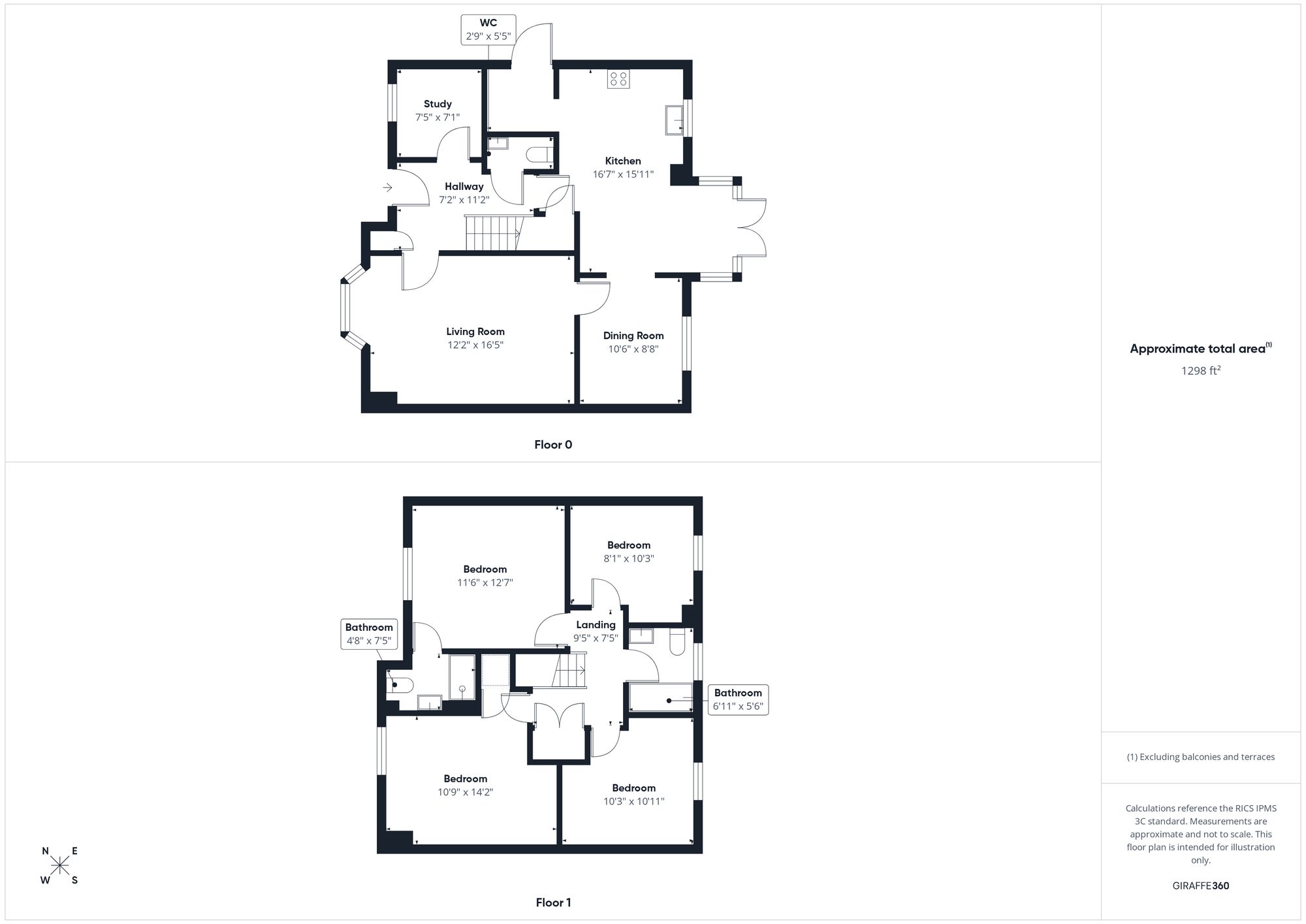 4 bed detached house for sale in Desdemona Way, Brackley, NN13 - Property floorplan