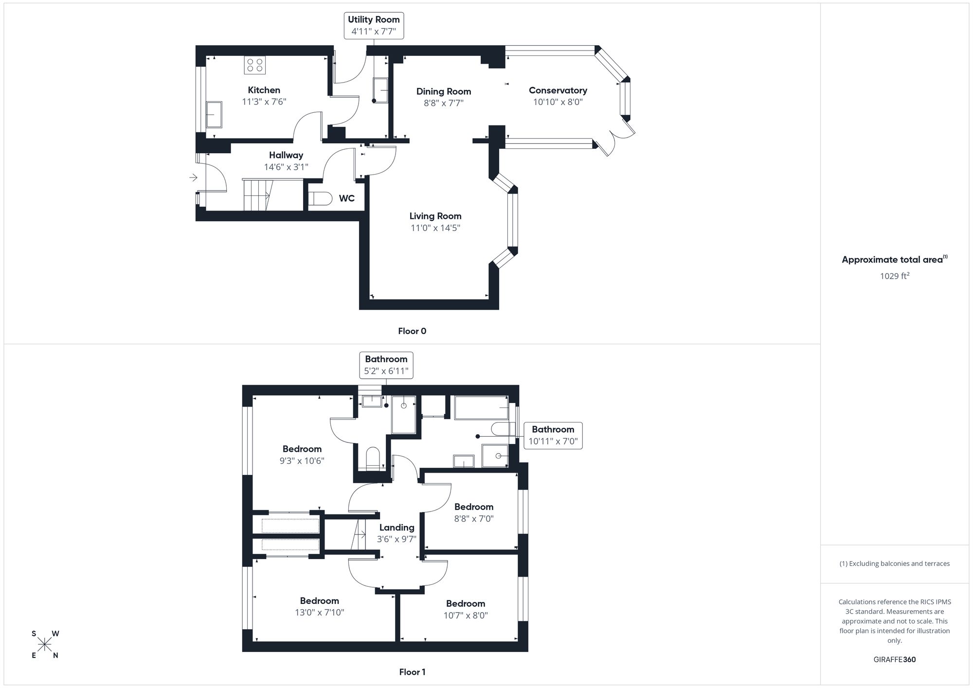 4 bed detached house for sale in Aris Way, Buckingham, MK18 - Property floorplan