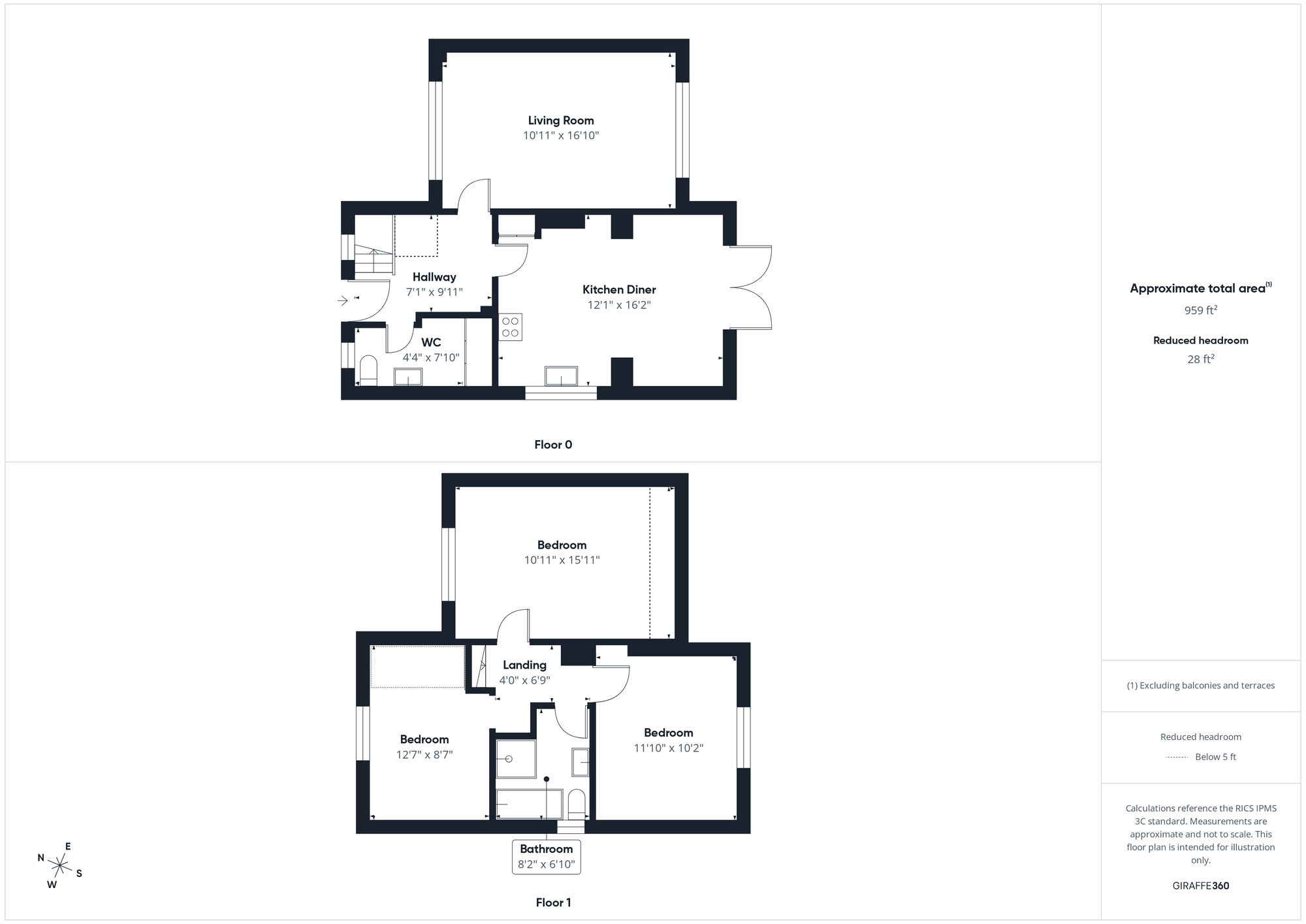 3 bed semi-detached house for sale in High Street, Shutlanger, NN12 - Property floorplan