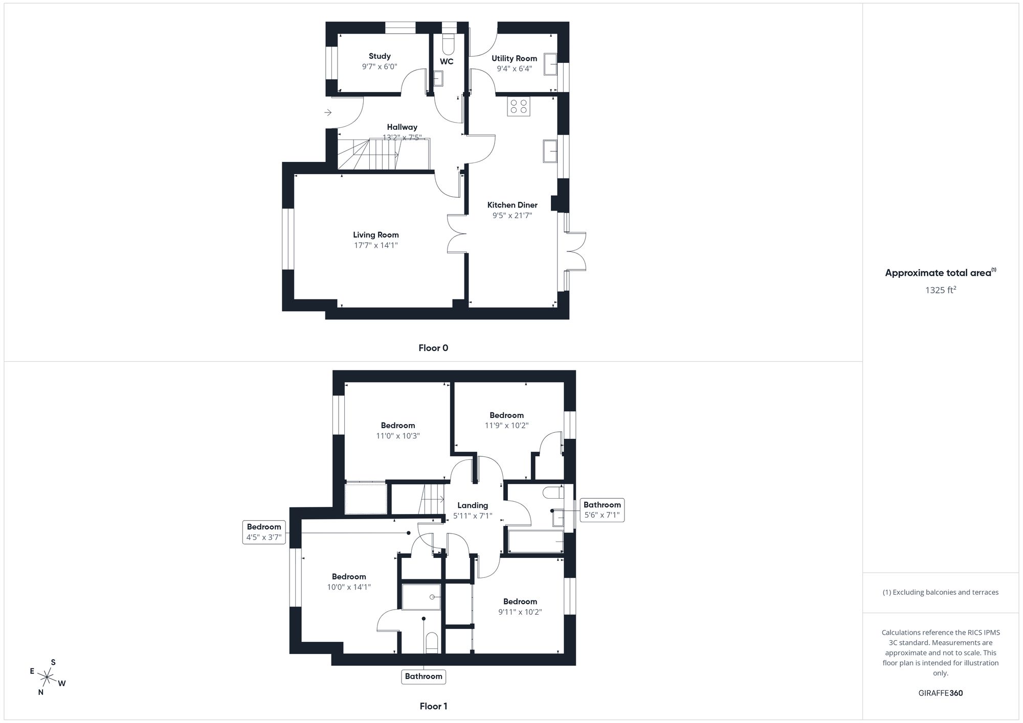 4 bed detached house for sale in Field View, Brackley, NN13 - Property floorplan