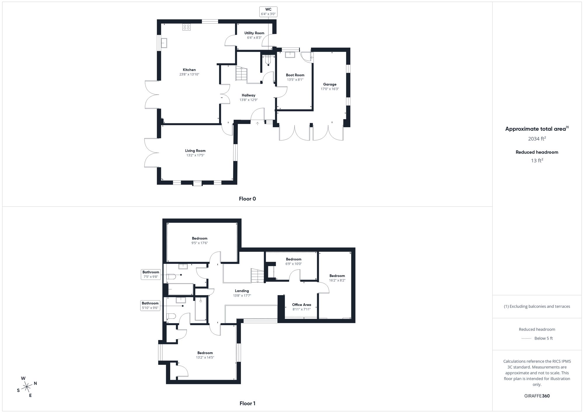 4 bed detached house for sale in Home Close, Silverstone, NN12 - Property floorplan