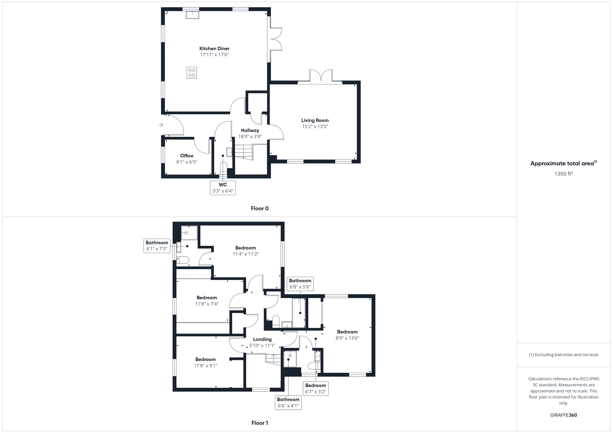 4 bed detached house for sale in Field View, Brackley, NN13 - Property floorplan