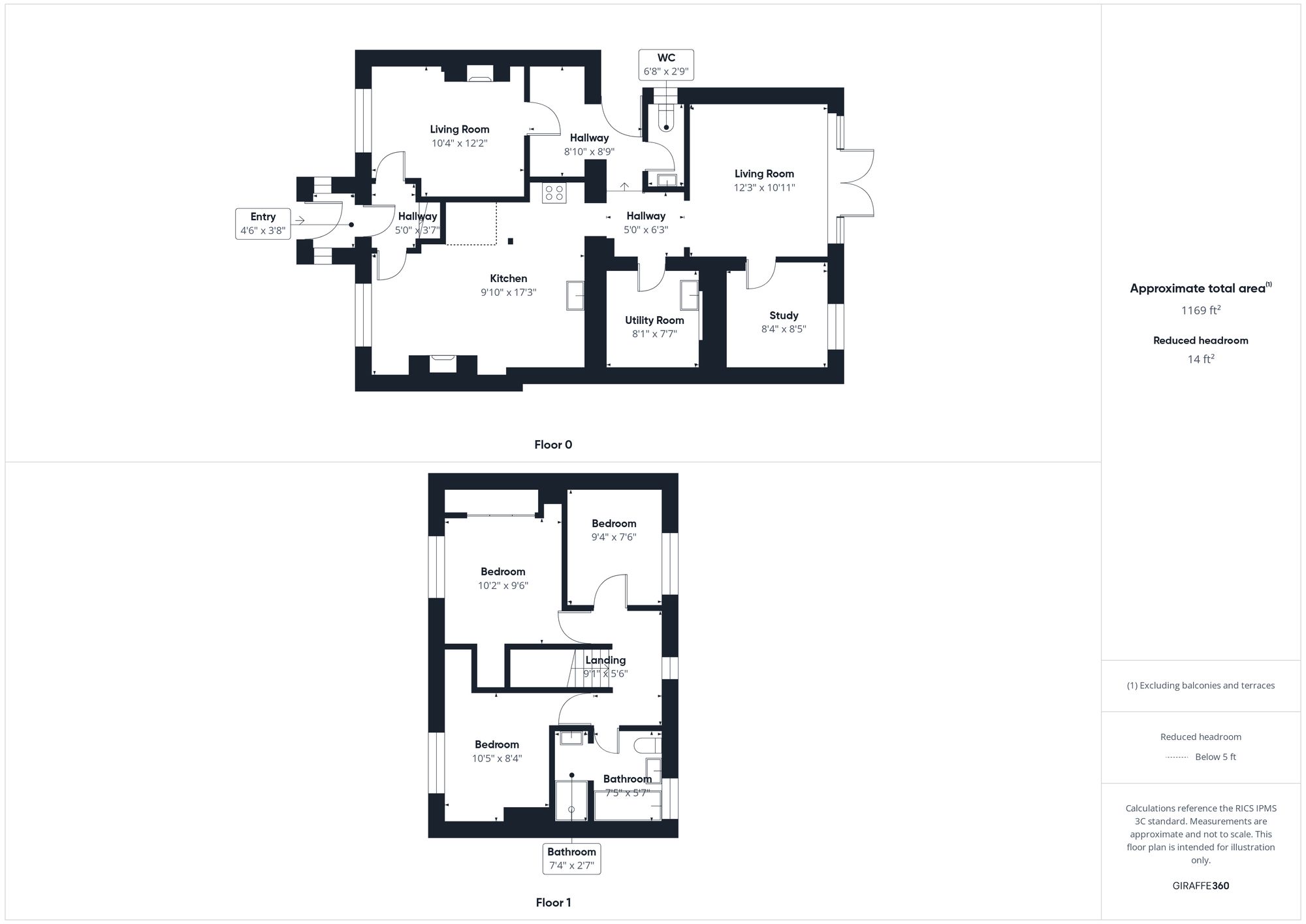 3 bed mid-terraced house for sale in Brickle Lane, Bloxham, OX15 - Property floorplan