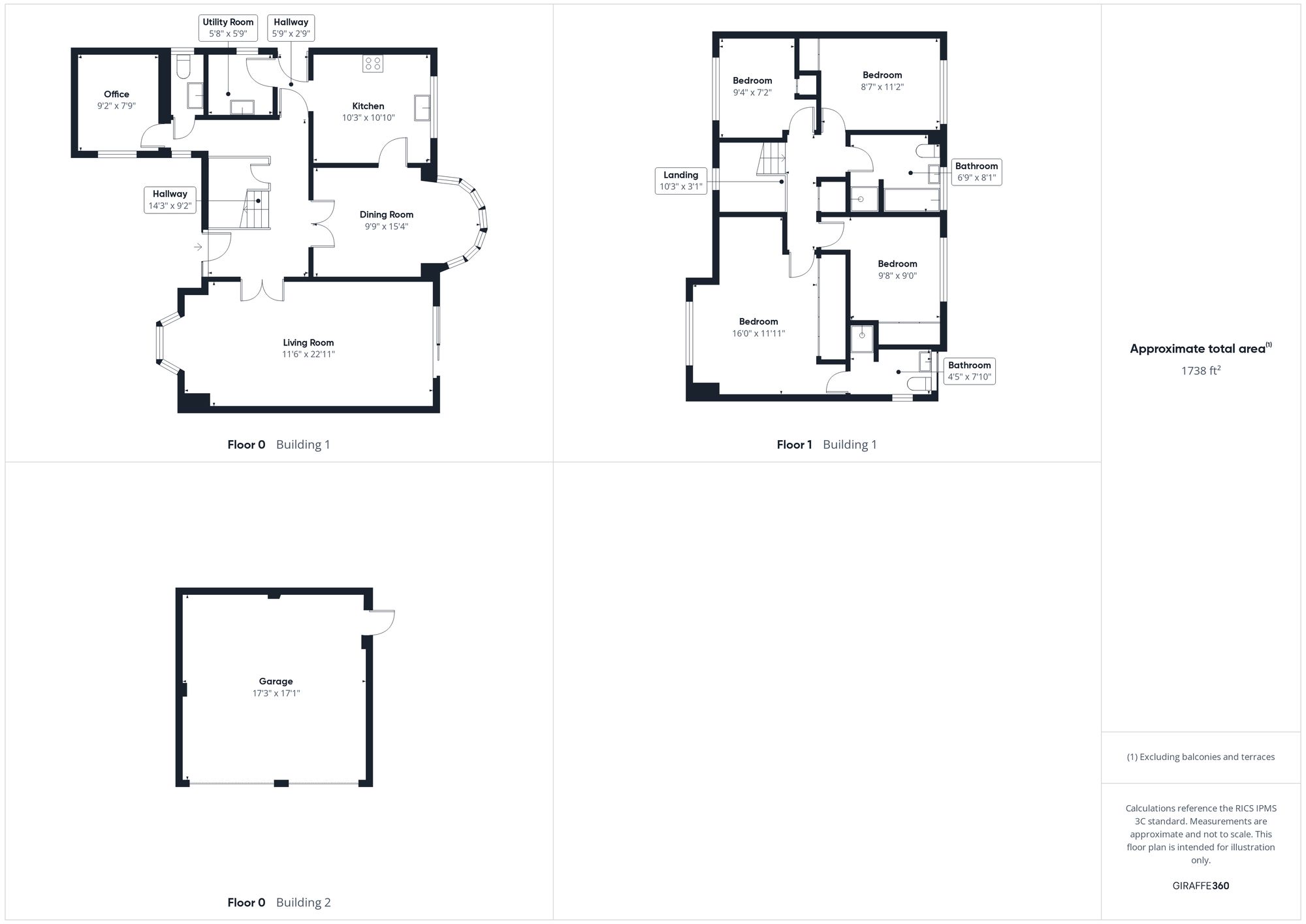4 bed detached house for sale in John Clare Close, Brackley, NN13 - Property floorplan
