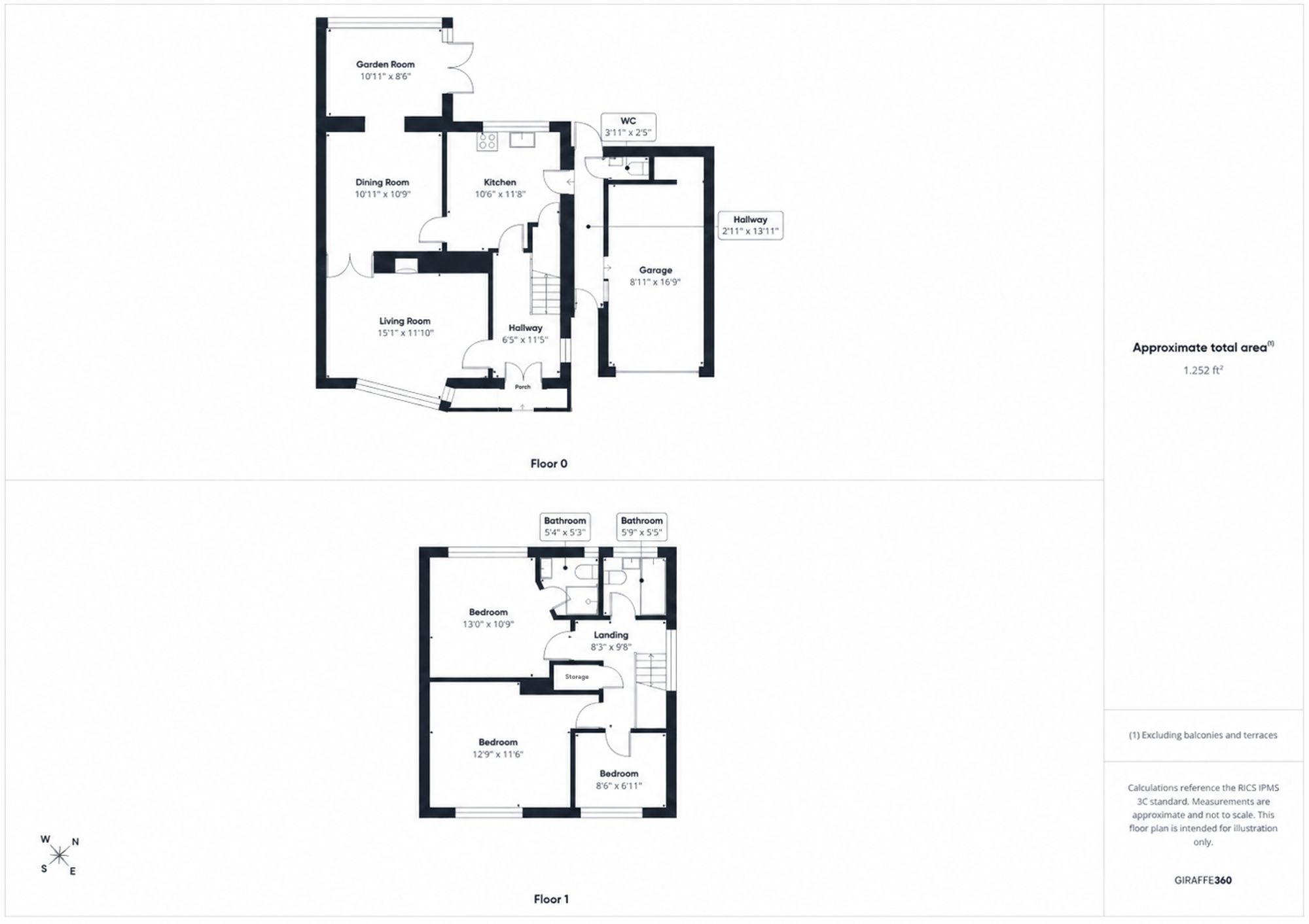 3 bed detached house for sale in Chandos Road, Buckingham, MK18 - Property floorplan