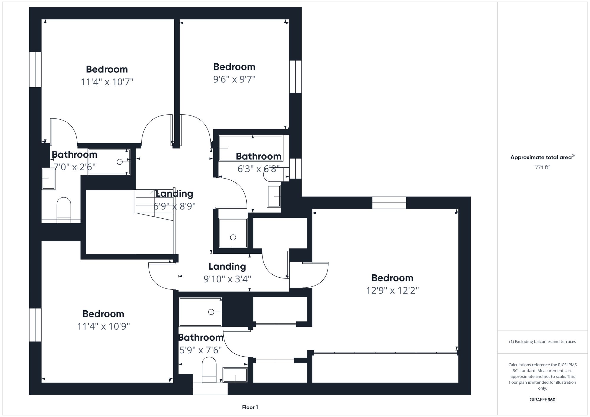 4 bed house for sale in Utah Lane, Brackley, NN13 - Property floorplan