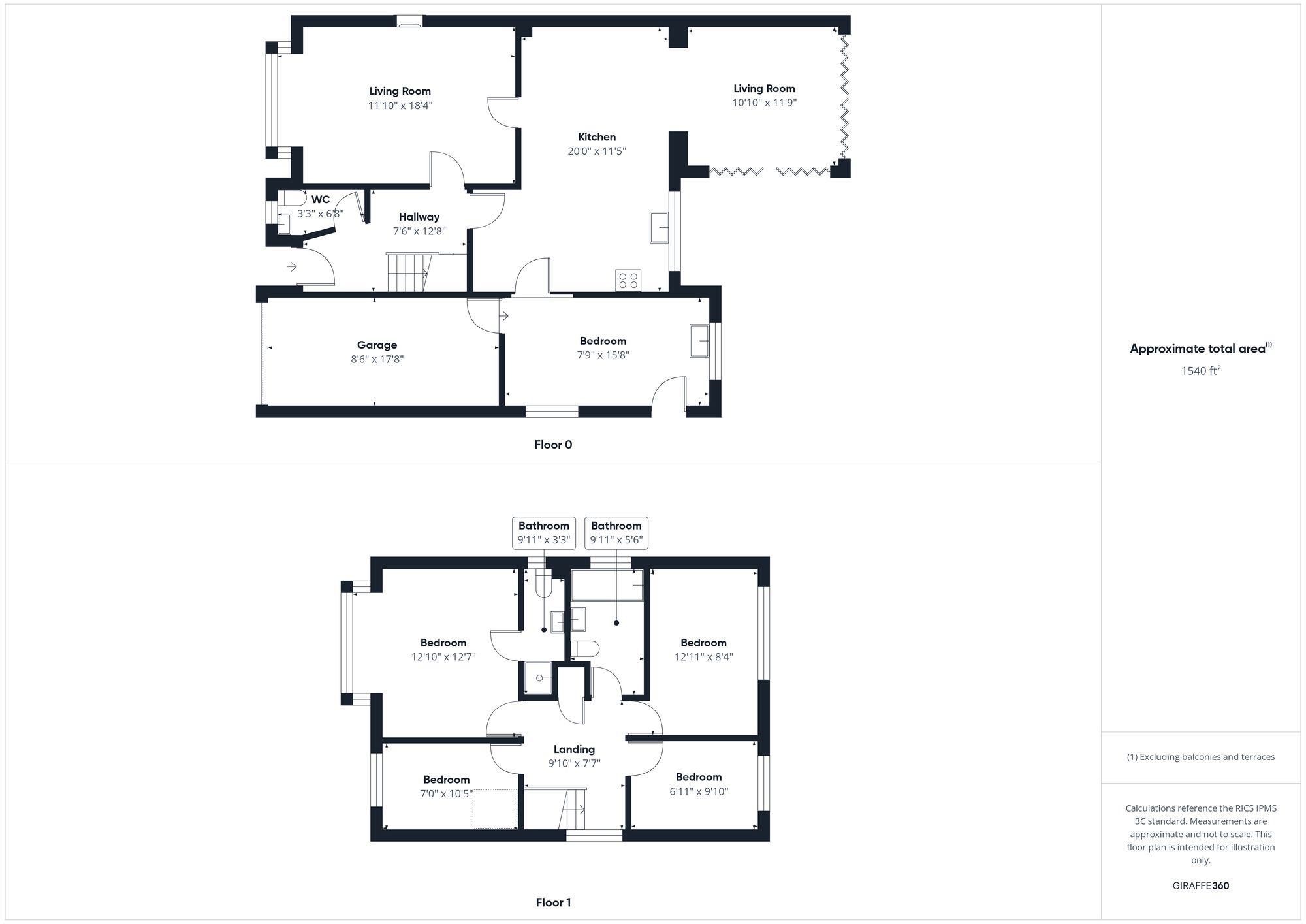 5 bed detached house for sale in Stuart Road, Brackley, NN13 - Property floorplan