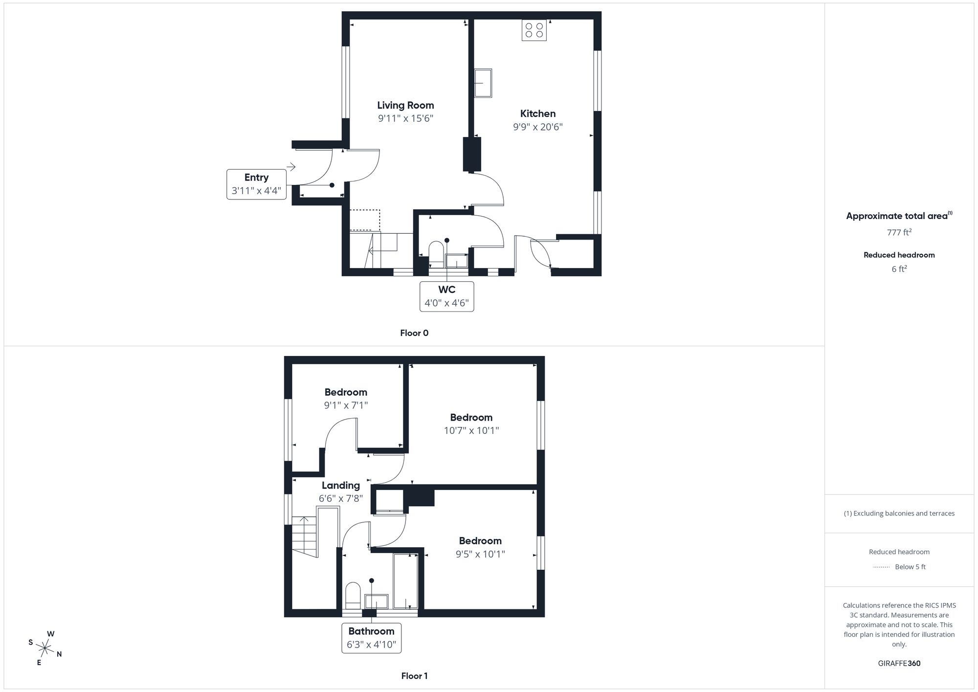 3 bed terraced house for sale in Westhill Avenue, Brackley, NN13 - Property floorplan