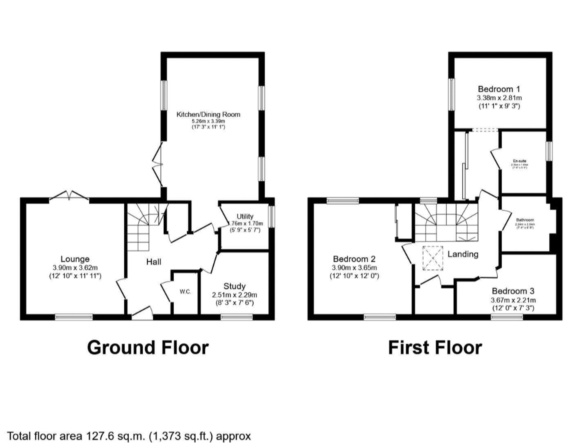 3 bed detached house for sale in Jutland Drive, Brackley, NN13 - Property floorplan