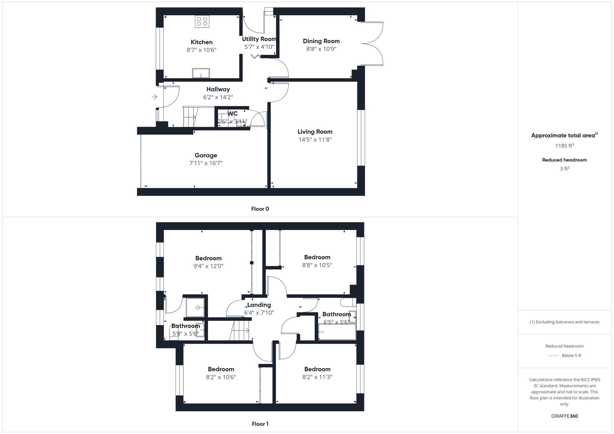 4 bed detached house for sale in Brewin Close, Brackley, NN13 - Property floorplan