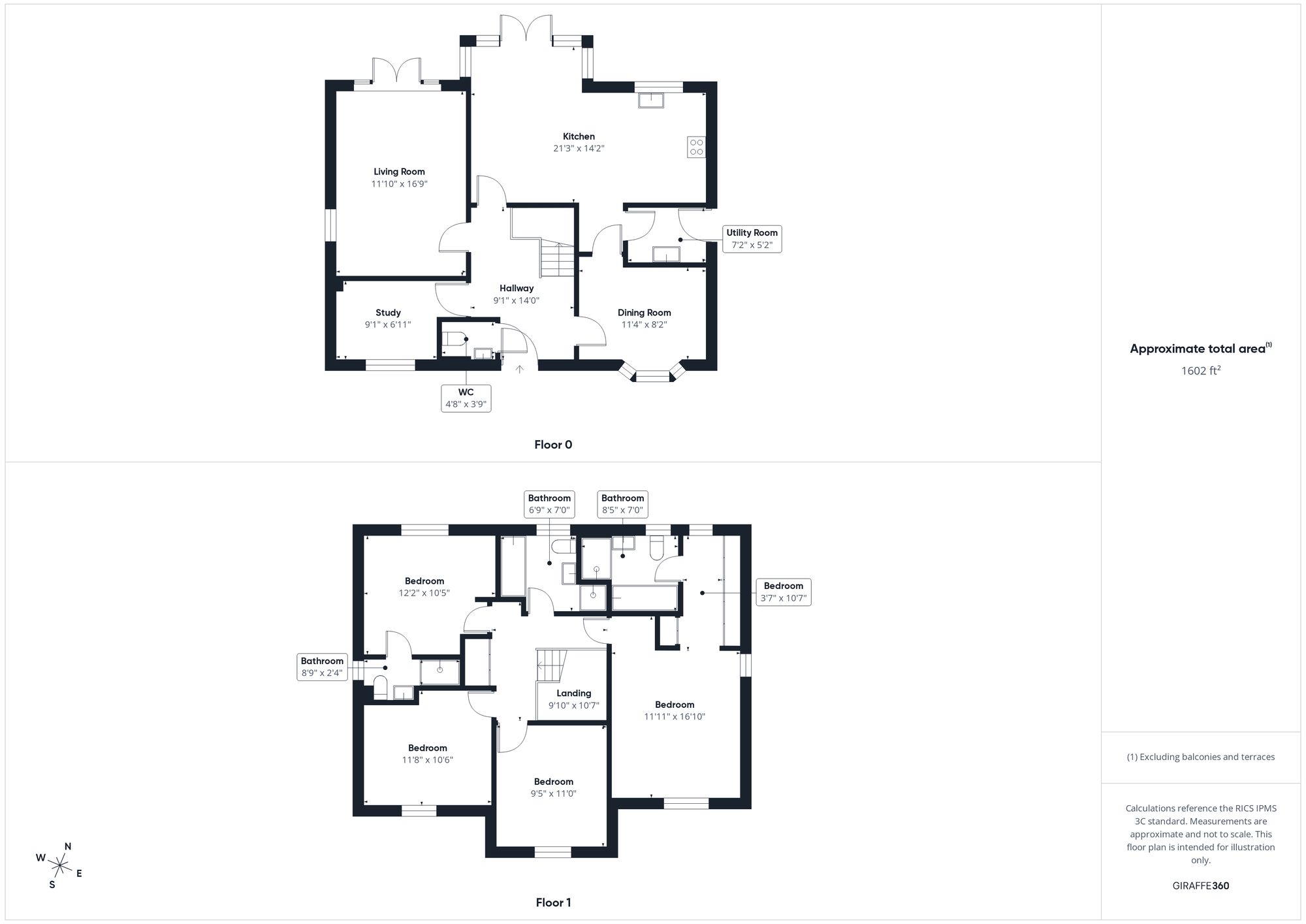 4 bed detached house for sale in Juliet Drive, Brackley, NN13 - Property floorplan