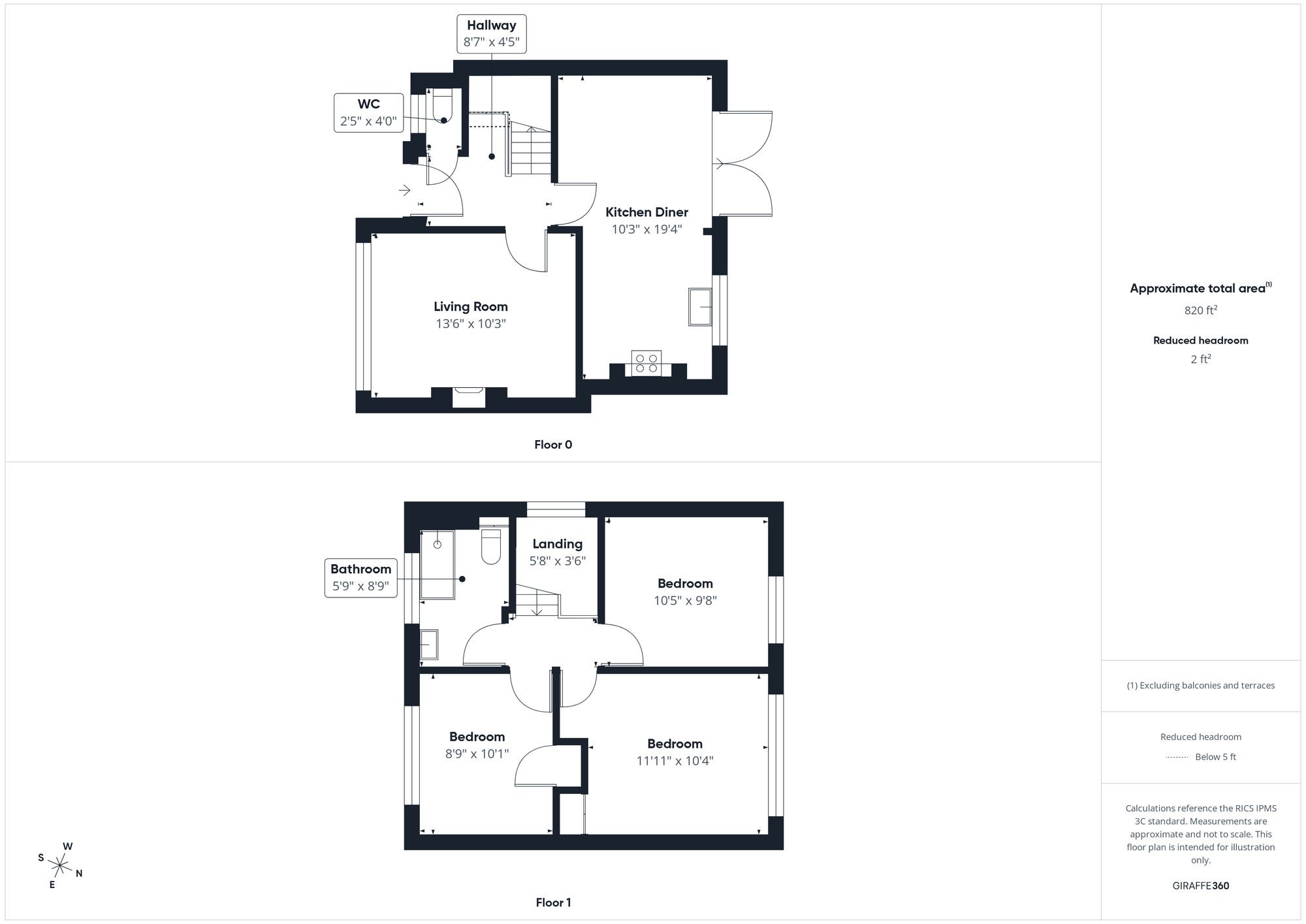 3 bed semi-detached house for sale in Fulwell Road, Westbury, NN13 - Property floorplan