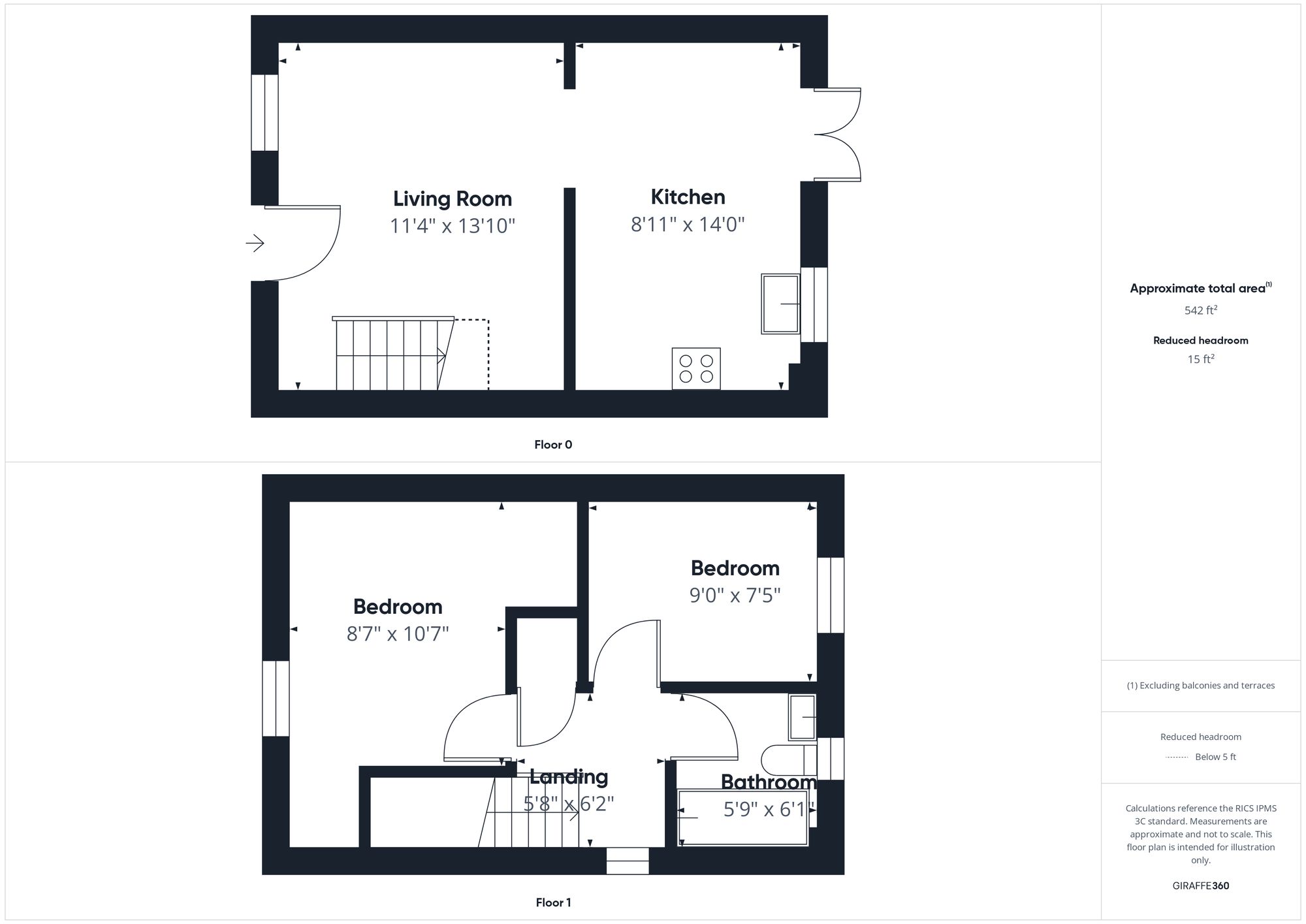 2 bed semi-detached house for sale in Malt Lane, Syresham, NN13 - Property floorplan