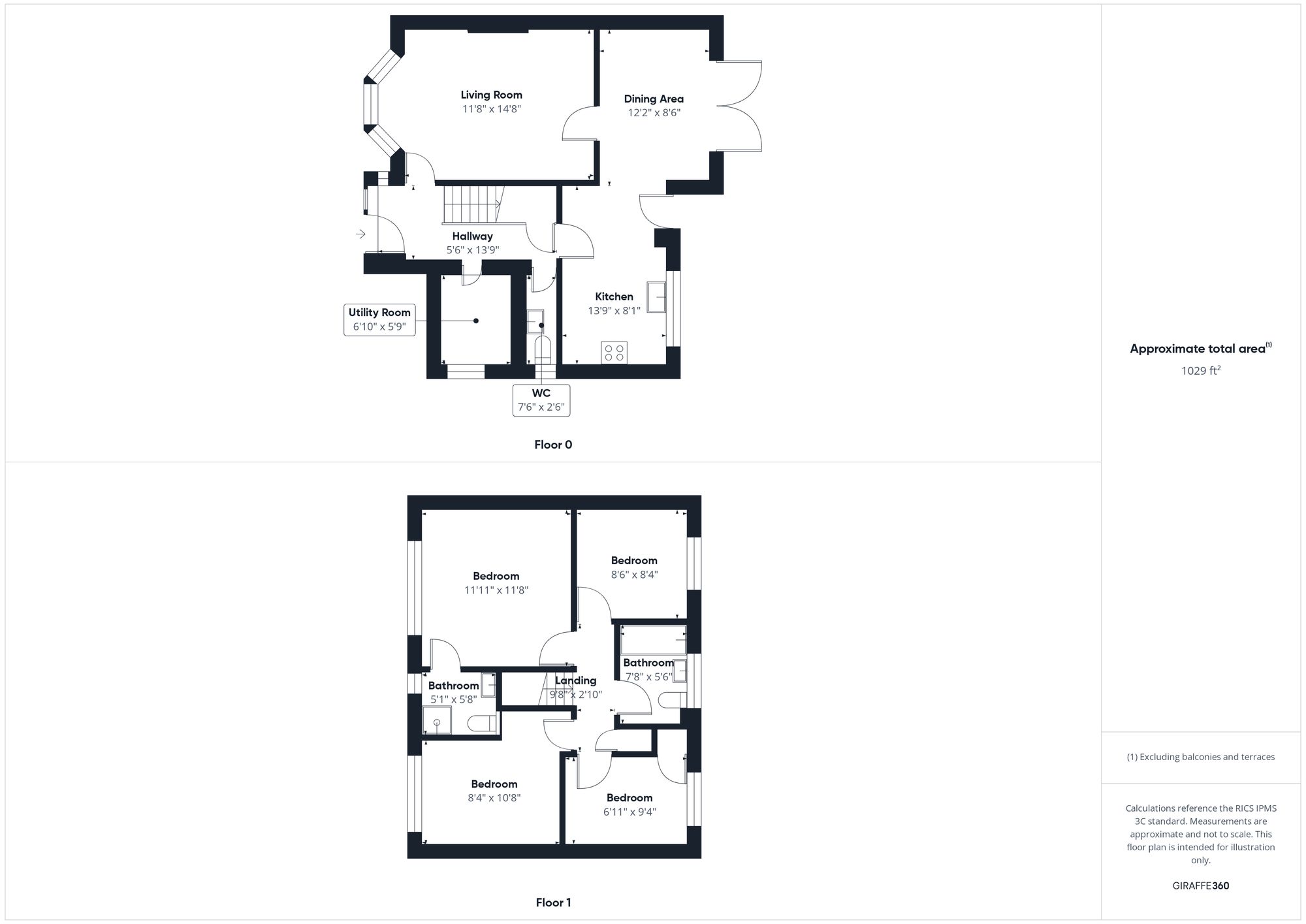 4 bed detached house for sale in Stuart Road, Brackley, NN13 - Property floorplan
