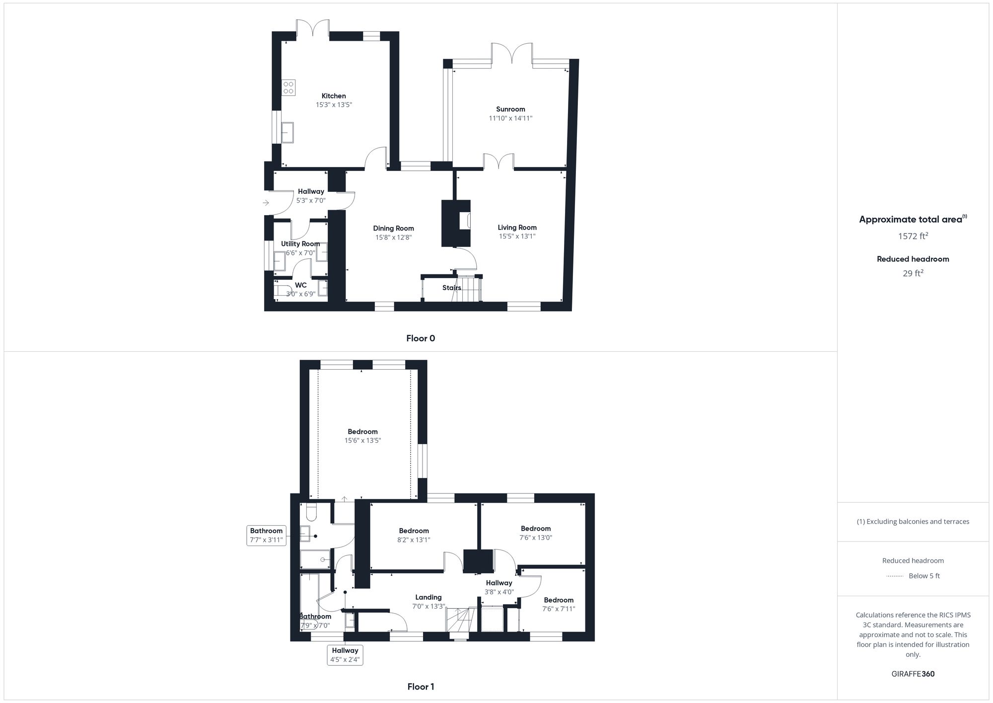 4 bed detached house for sale in Wappenham Road, Helmdon, NN13 - Property floorplan